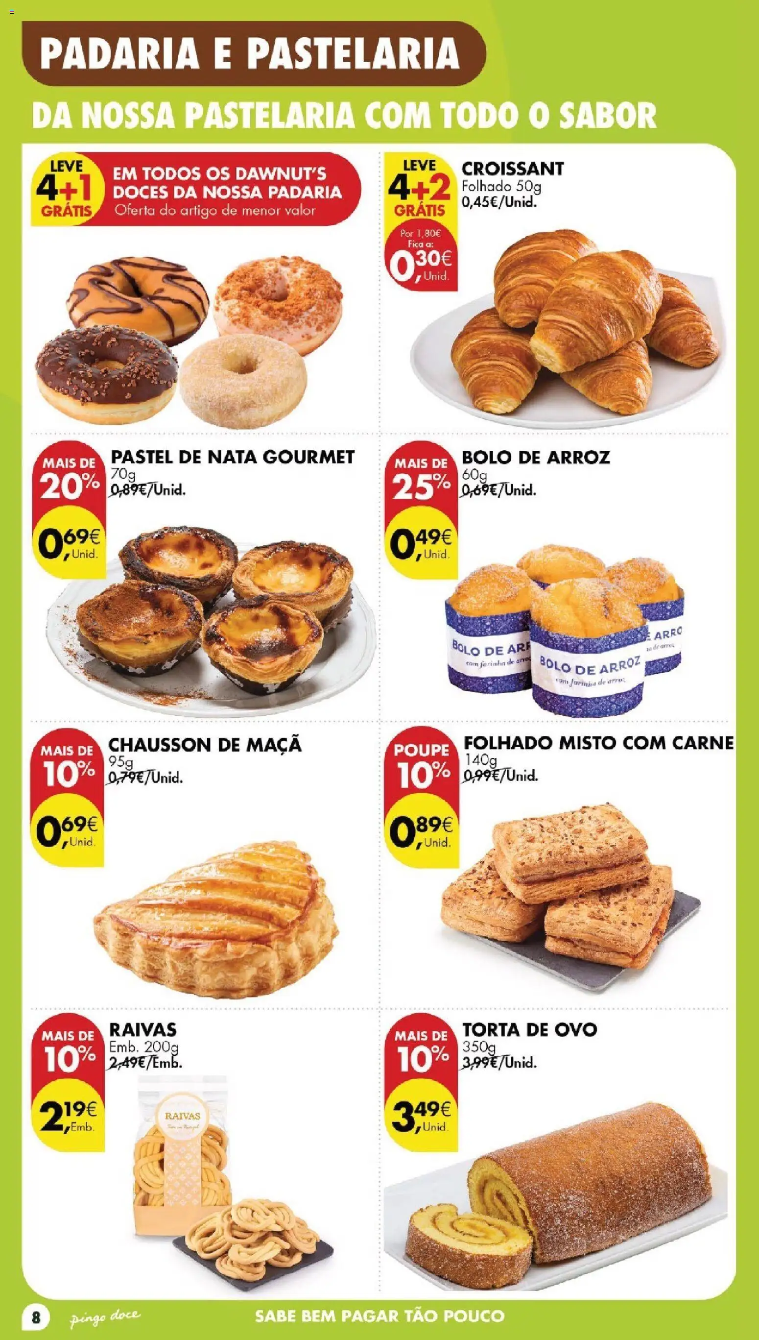 Pingo Doce folheto │ válido de 20/10/2026 | Página: 8 | Produtos: Nata, Carne, Doces, Farinha