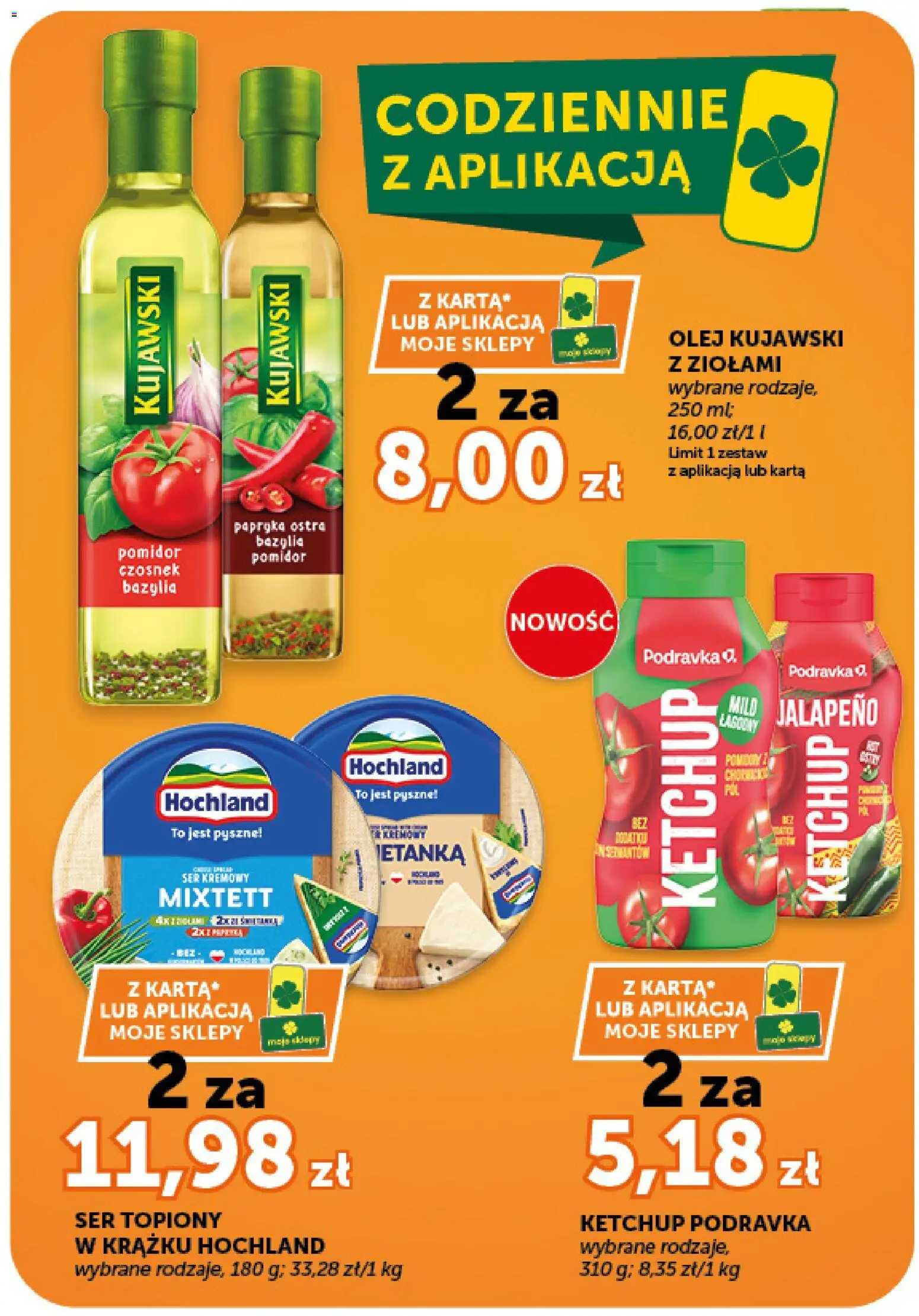 Euro Sklep gazetka - Minimarket od 09.07.2026 | Strona: 12 | Produkty: Papryka, Bazylia, Olej kujawski, Ser