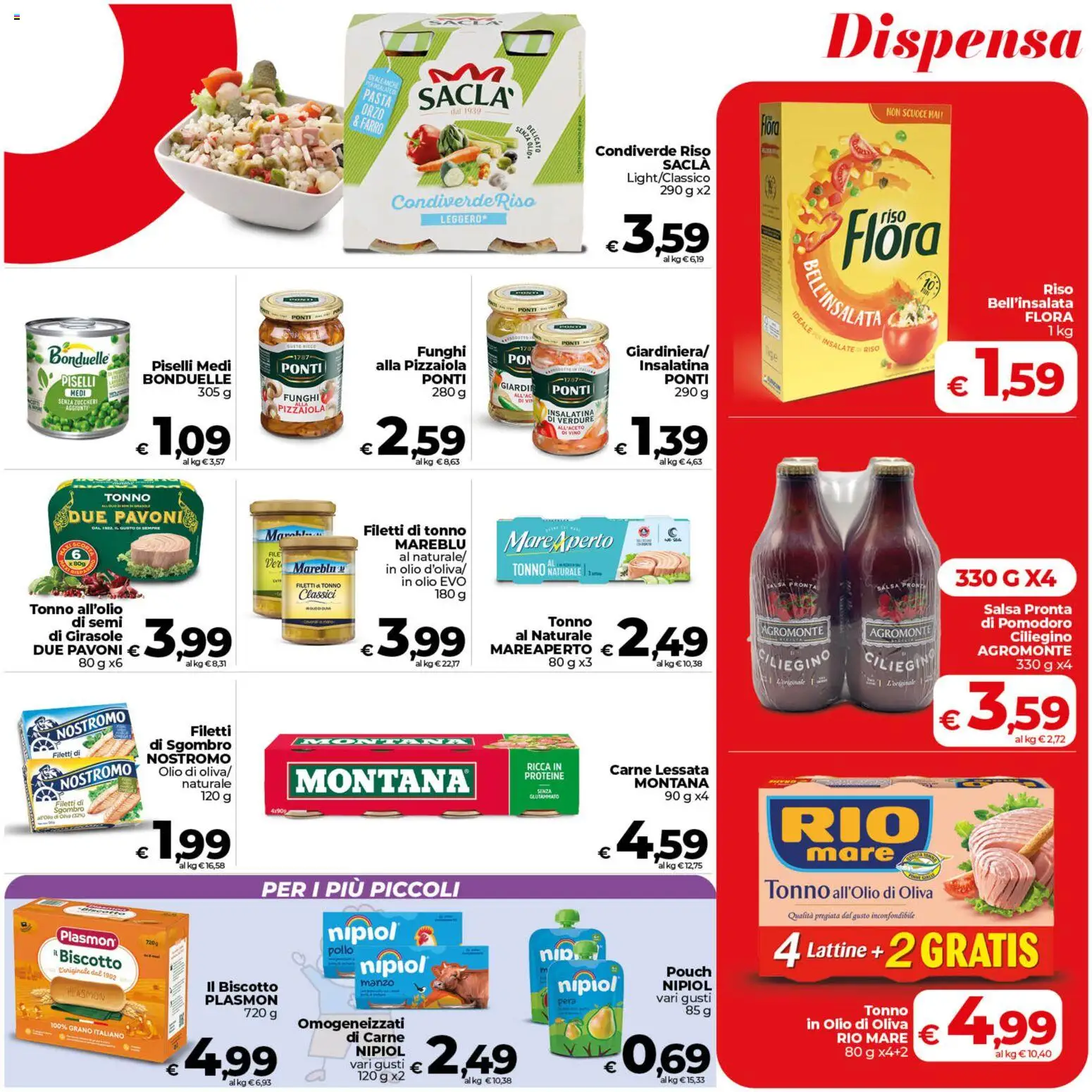 Volantino COOP del 04.06.2026 | Pagina: 19 | Prodotti: Pomodoro, Pasta, Pera, Farro