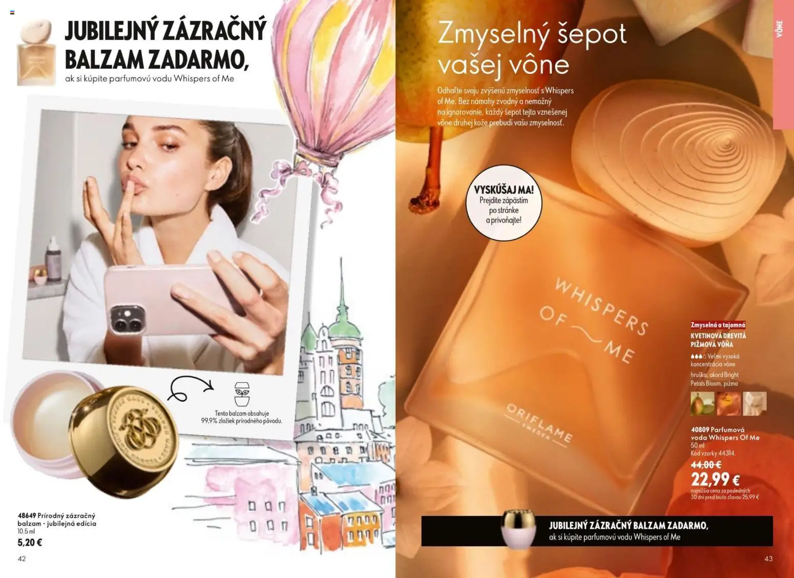 Nové Oriflame akcie – leták je platný od 09.09.2026 | Strana: 22 | Produkty: Voda