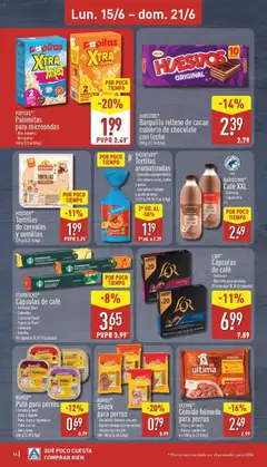 Vista previa ROMEO® Paté para perros, ROMEO® Paté para perros - Ternera y aves, Buey e hígado, Pavo, buey y legumbres, Pollo y arroz, Ave y buey. 300 g (2.30 €/kg) válido desde el 15.06.2026 | Página: 14 | Productos: Leche, Queso, Chocolate con leche, Φρυγανιές σικάλεως