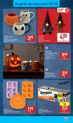 Aldi - Prévisualisation de Aldi catalogue valide à partir de 06/10/2026 | Page: 31 | Produits: Moule à gâteau, Bougie parfumee, Décoration, Piles