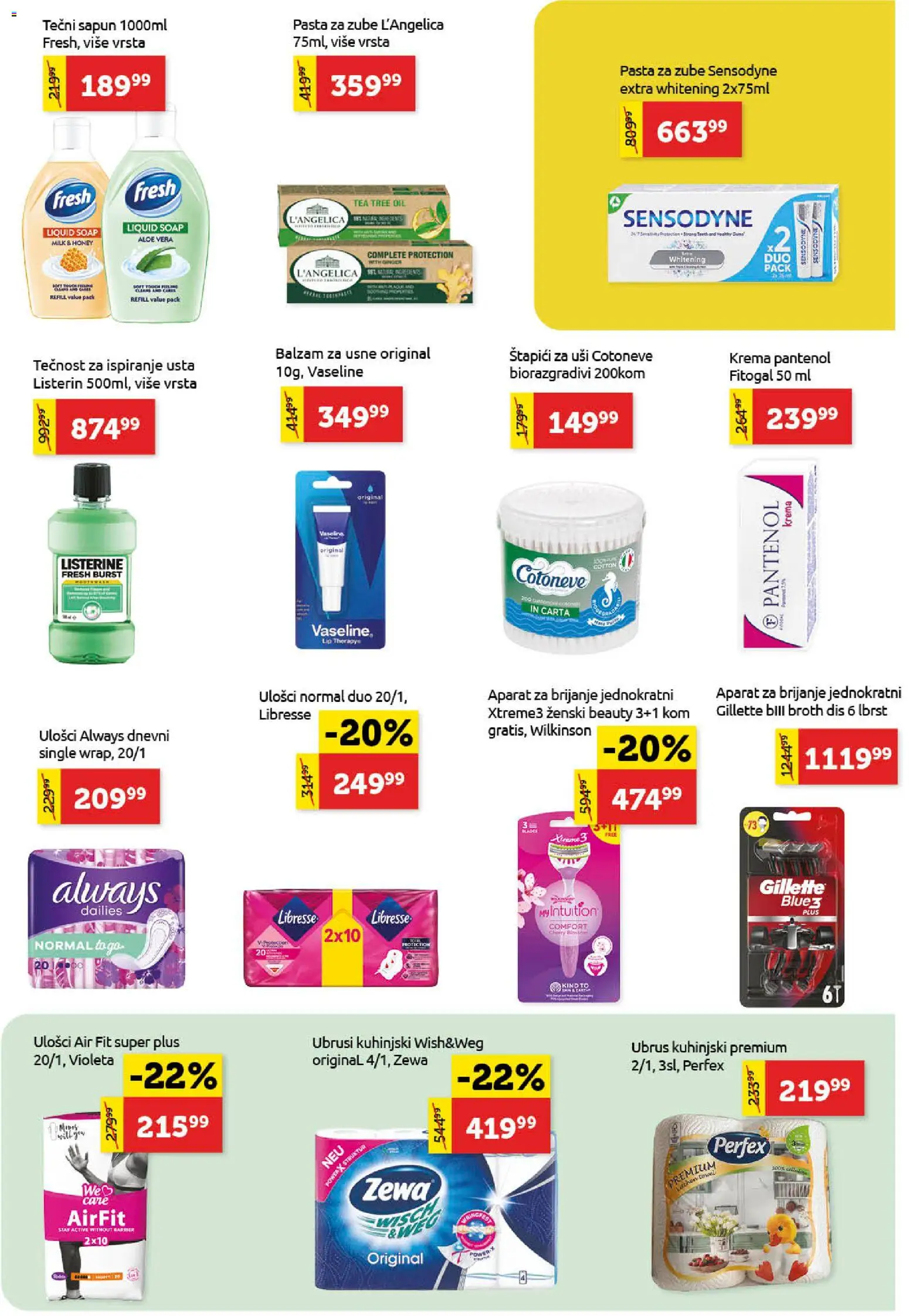 SuperVERO katalog - važi od 03.09.2026 | Strana: 21 | Proizvode: Aparat za brijanje, Aloe vera, Listerin, Sapun