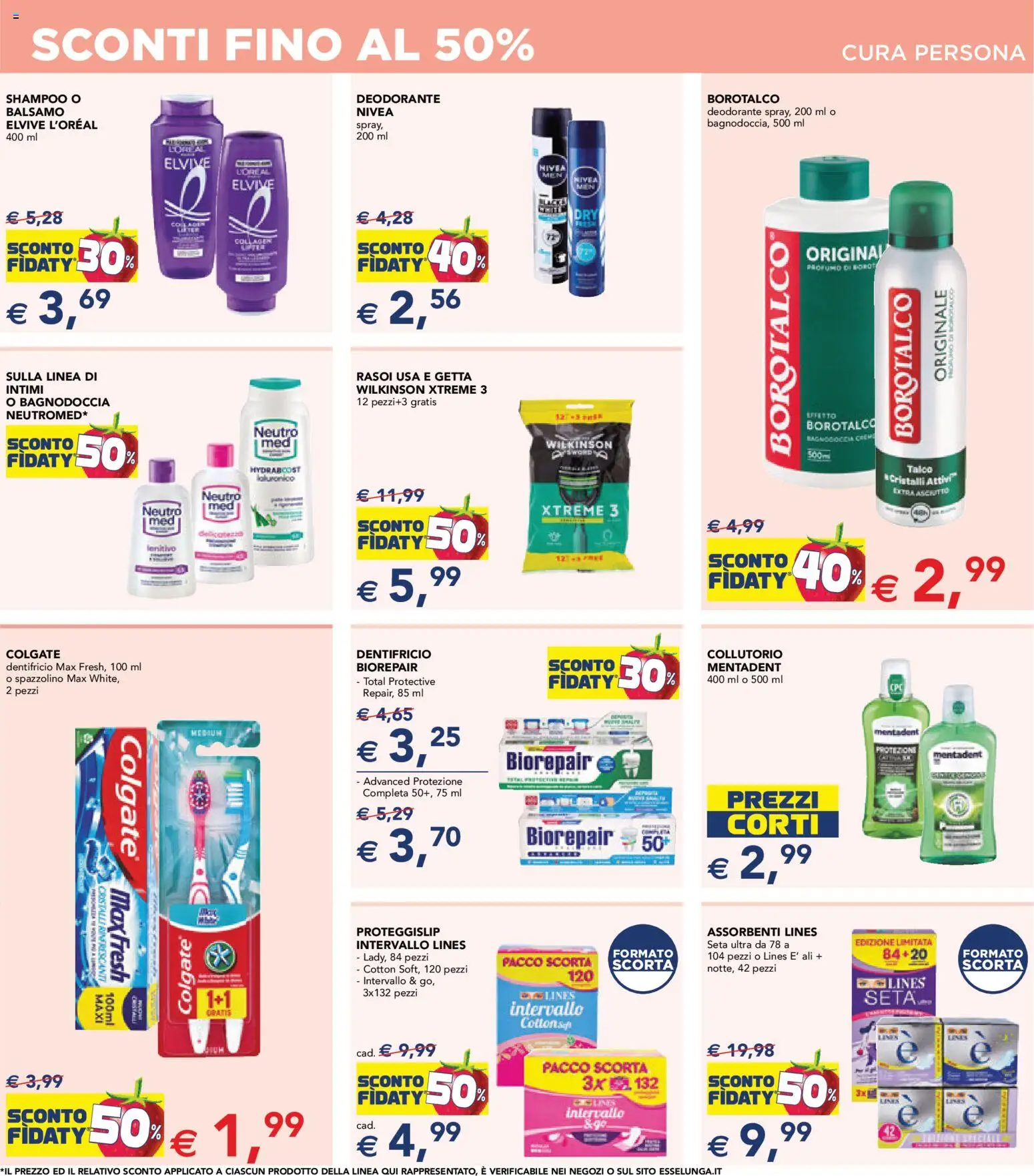 Volantino Esselunga S del 18.05.2026 | Pagina: 19 | Prodotti: Shampoo, Balsamo, Dentifricio, Spazzolino