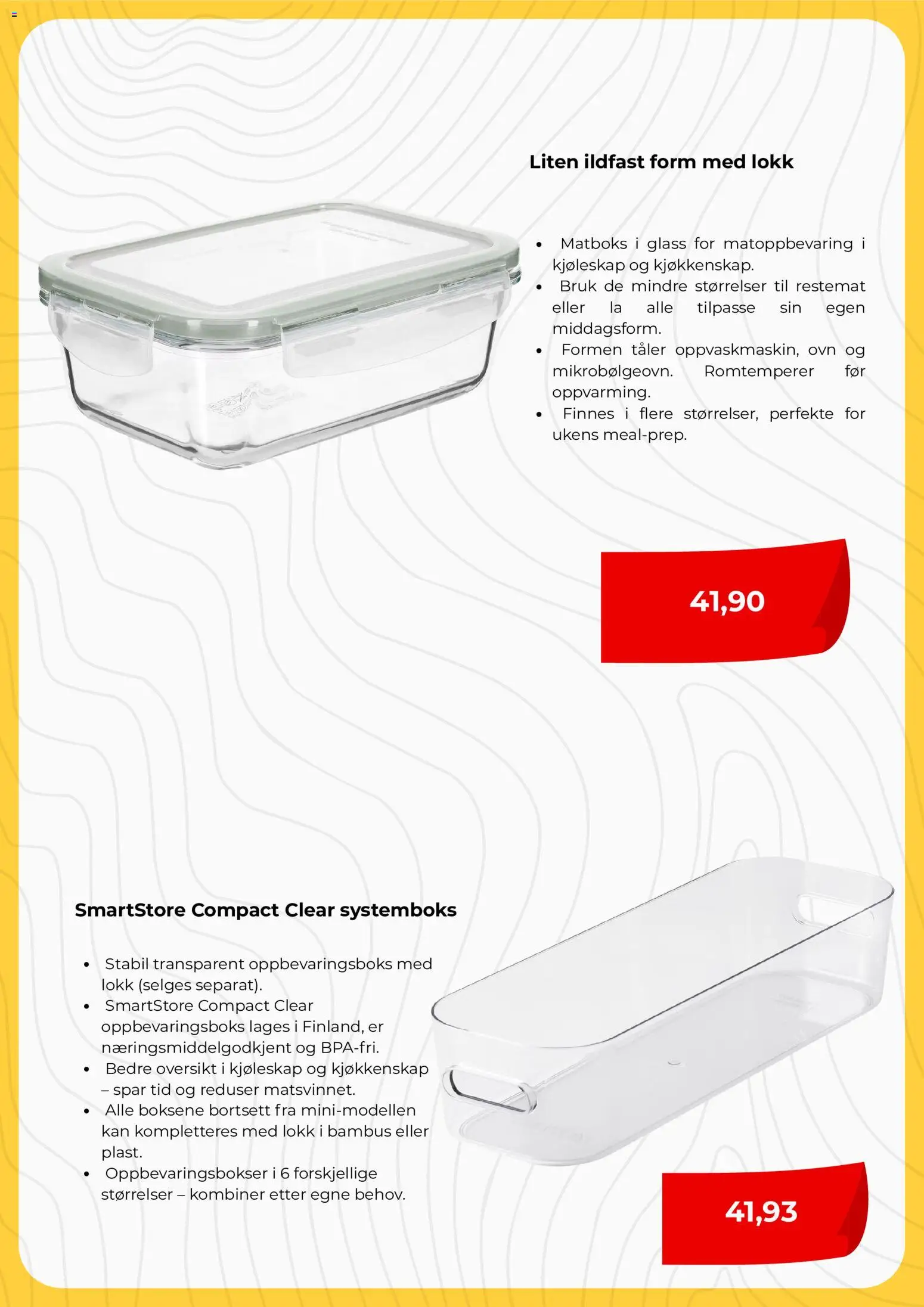{H1} | Side: 2 | Produkter: Oppbevaringsbokser, Oppbevaringsboks, Kjøleskap, Glass