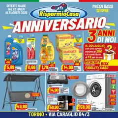 Anteprima del volantino RisparmioCasa volantino Torino valido a partire dal 22/07/2026