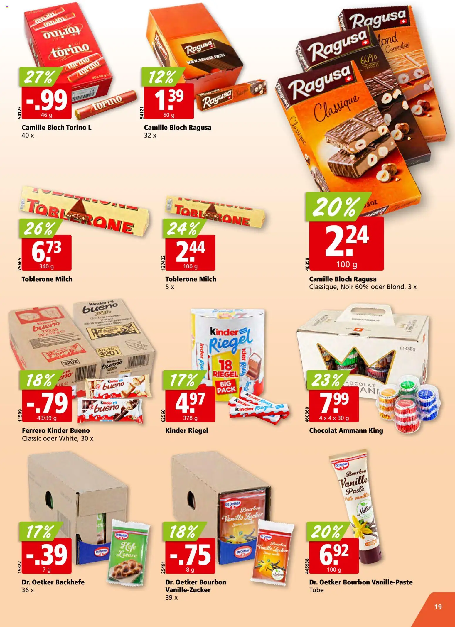 Aligro aktionen – gültig ab 02.11.2026 | Seite: 19 | Produkte: Vanille, Milch, Bourbon