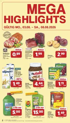 Famila Nordwest Prospekt ab 03.08.2026 gültig | Seite: 2