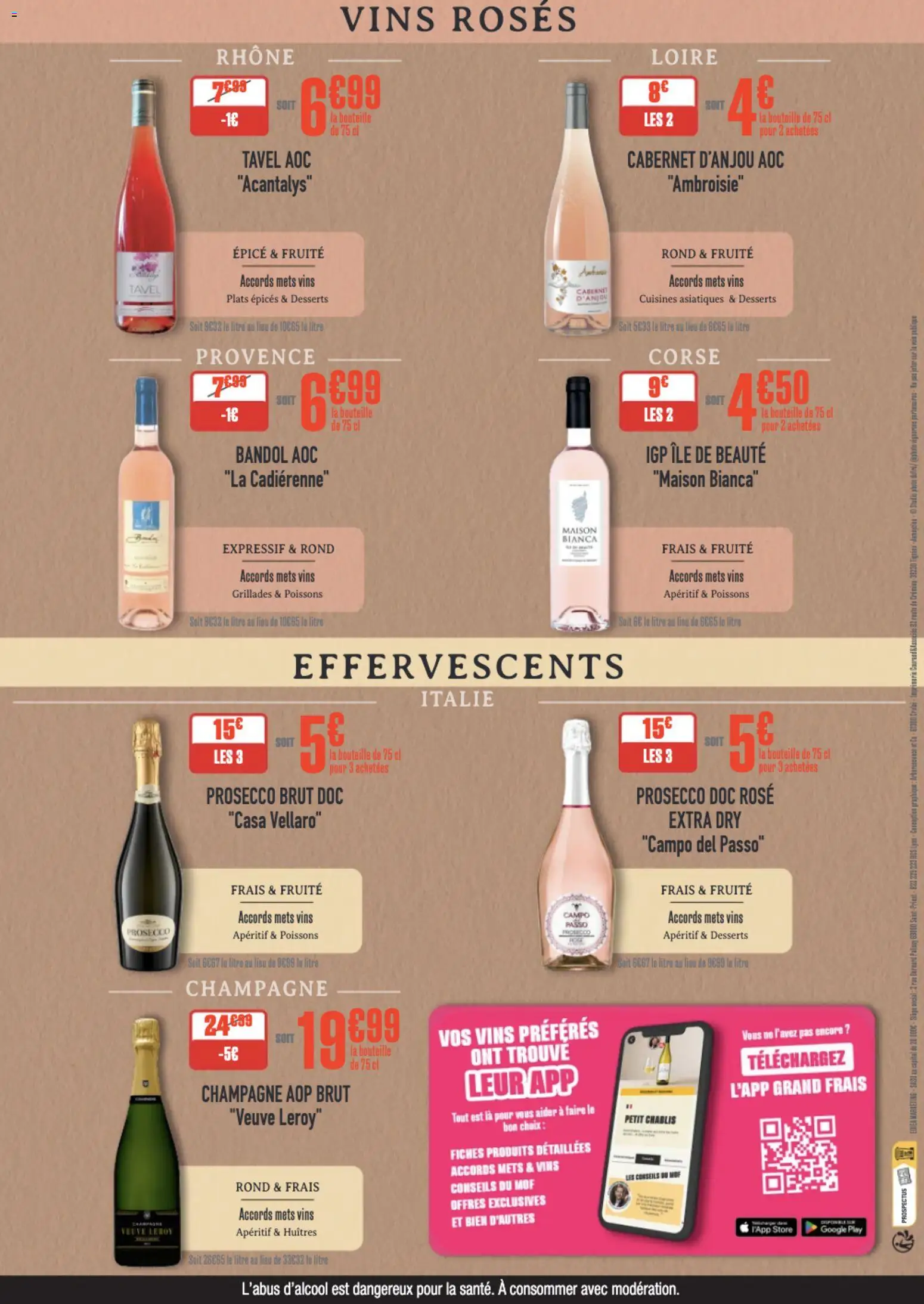 {H1} | Page: 8 | Produits: Prosecco brut, Champagne, Prosecco, Bouteille