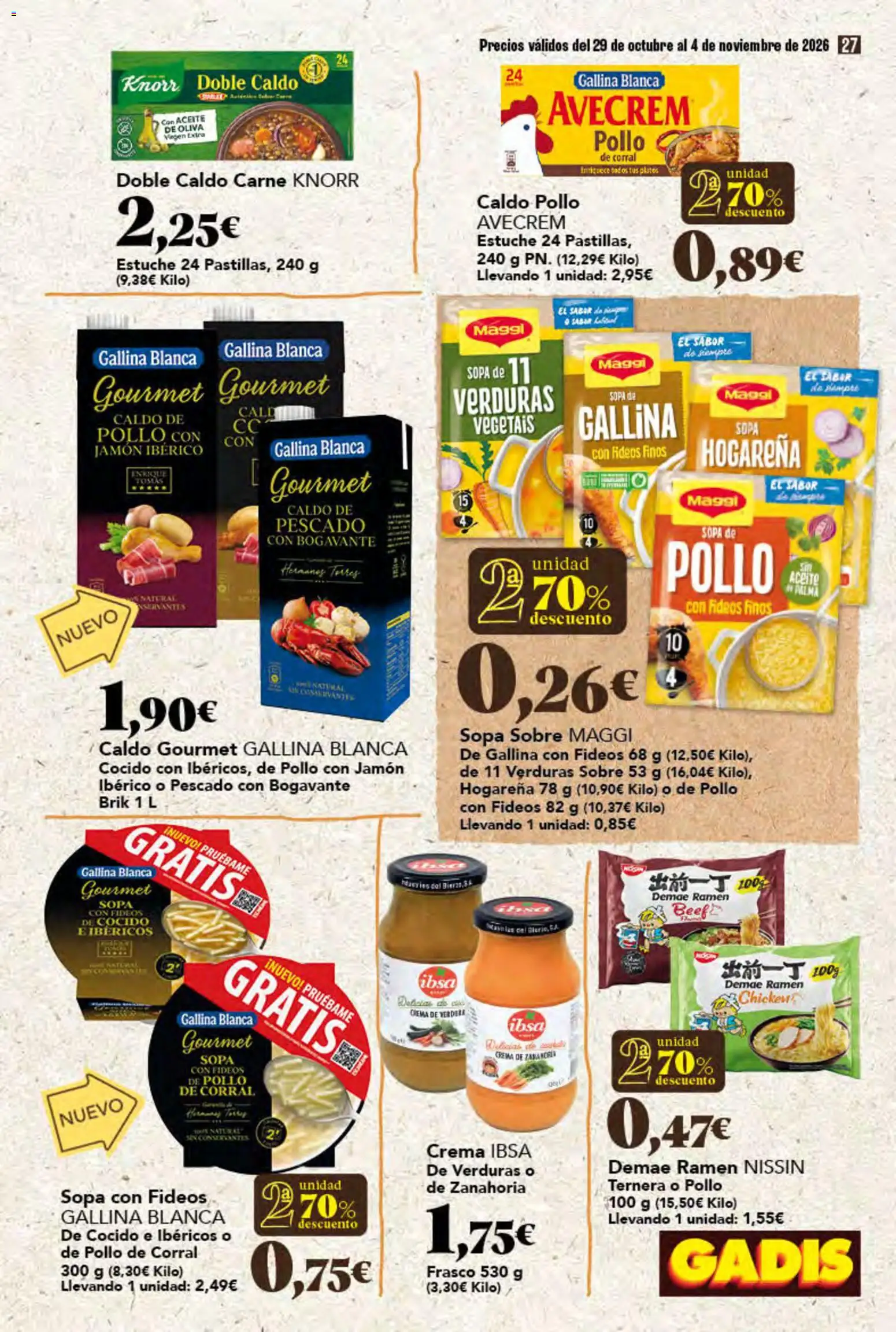 Gadis folleto │ válido desde el 29/10/2026 | Página: 27