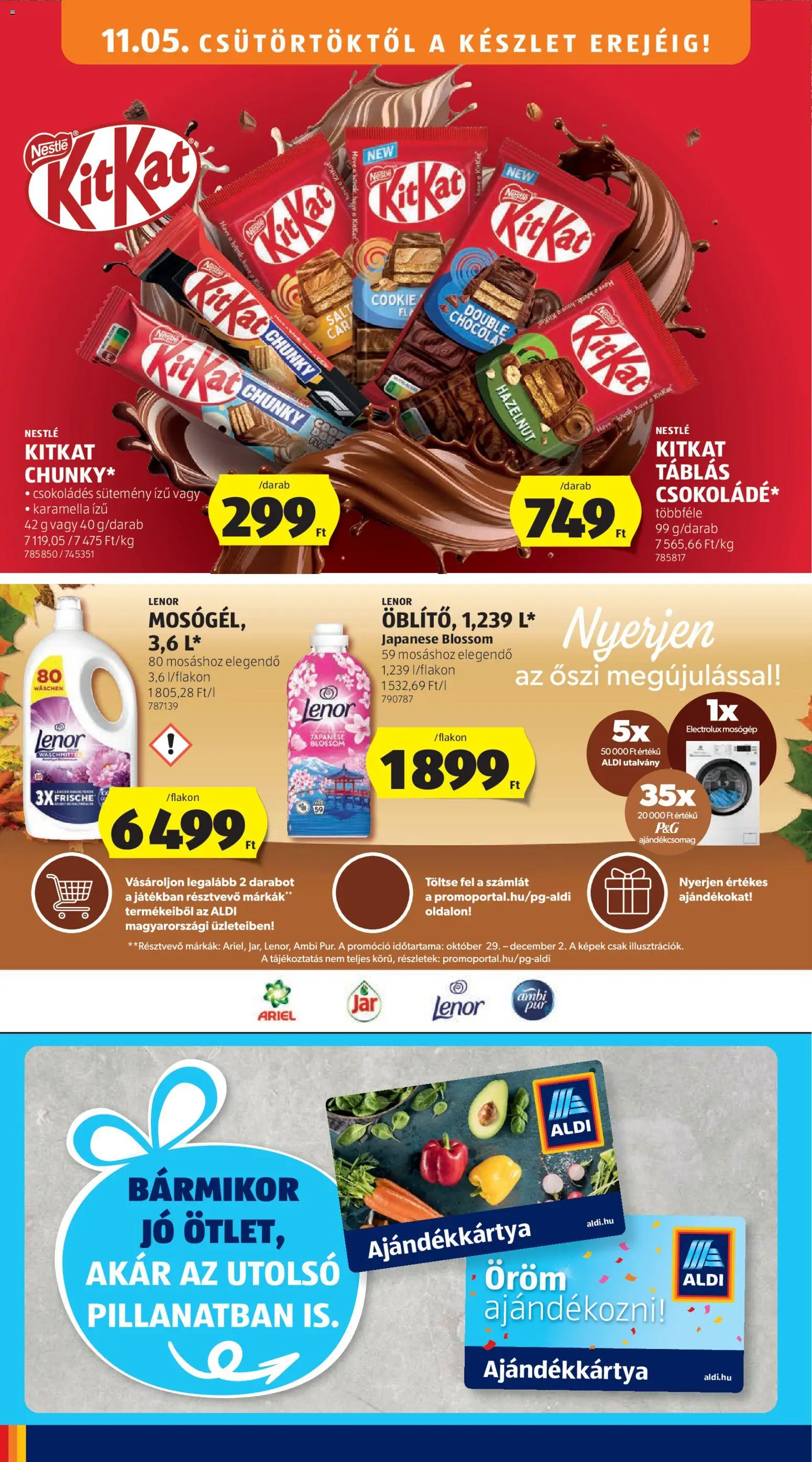 Aldi akciós ujság - amely érvényes a következő dátumtól: 2026.11.05. | Oldal: 26