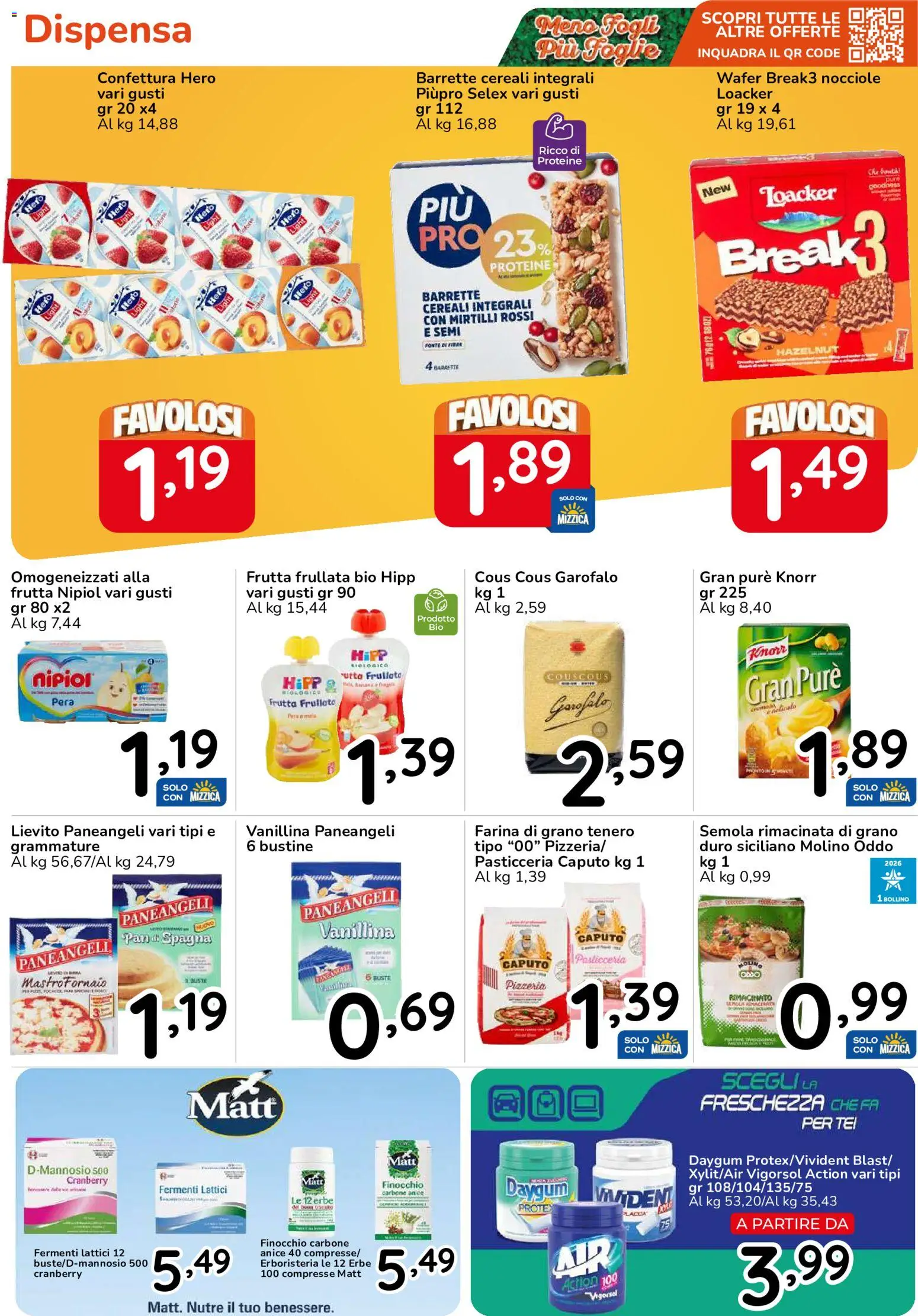 Volantino Famila del 30/09/2026 | Pagina: 21 | Prodotti: Carbone, Erbe, Cereali, Frutta
