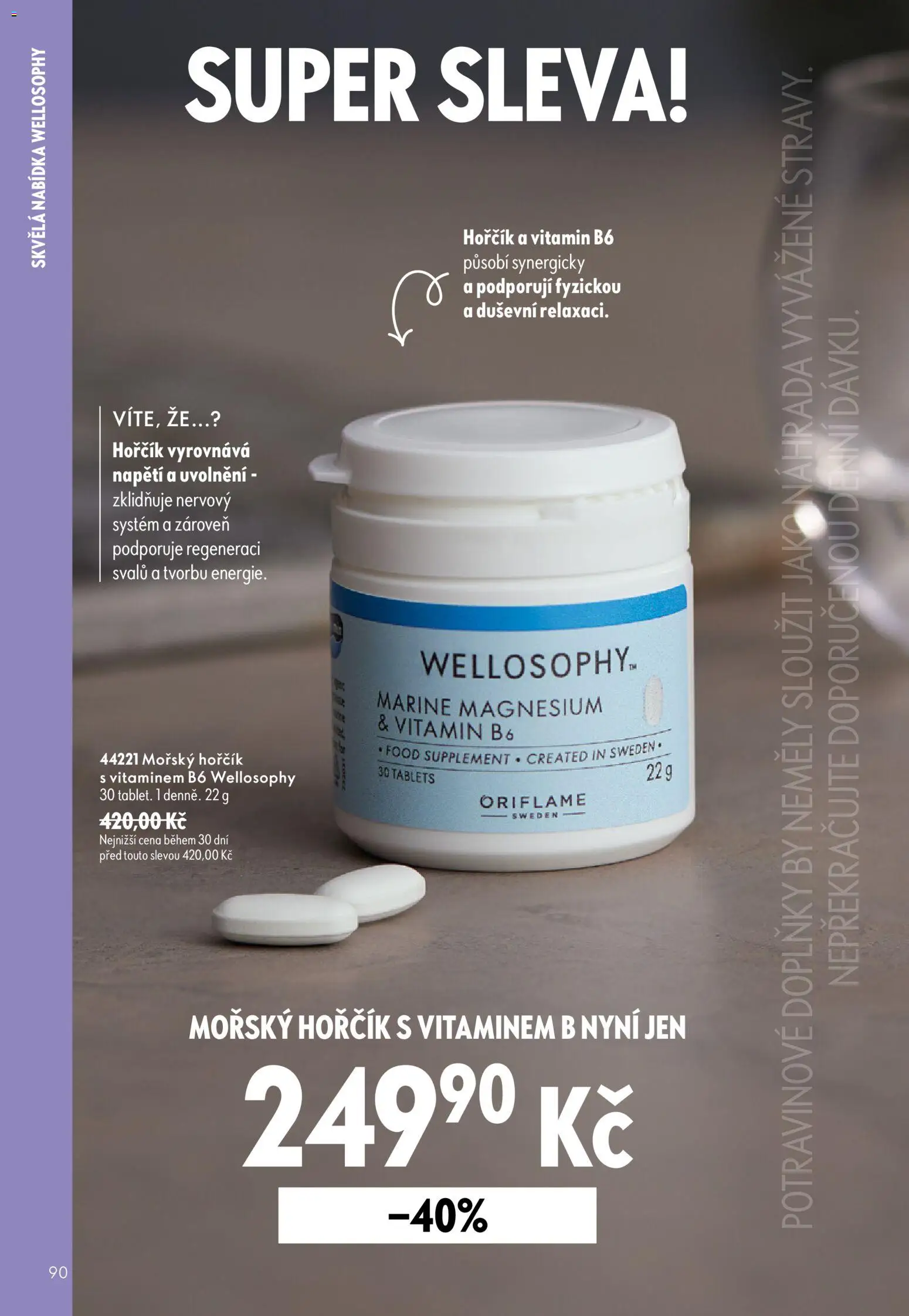 Oriflame katalog č. 13/2026 od 09.09.2026 | Strana: 90 | Produkty: Hořčík