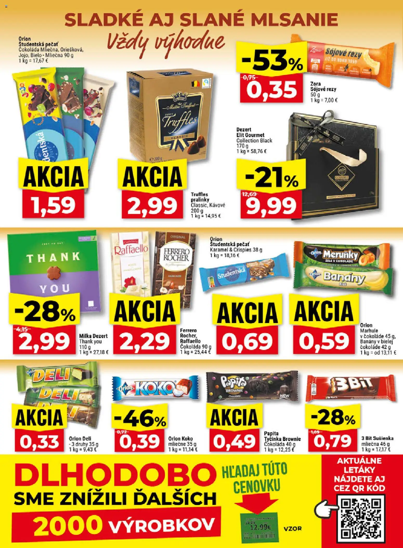 Nové Klas akcie – leták je platný od 12.10.2026 | Strana: 15 | Produkty: Milka, Raffaello, Dezert, Marhule