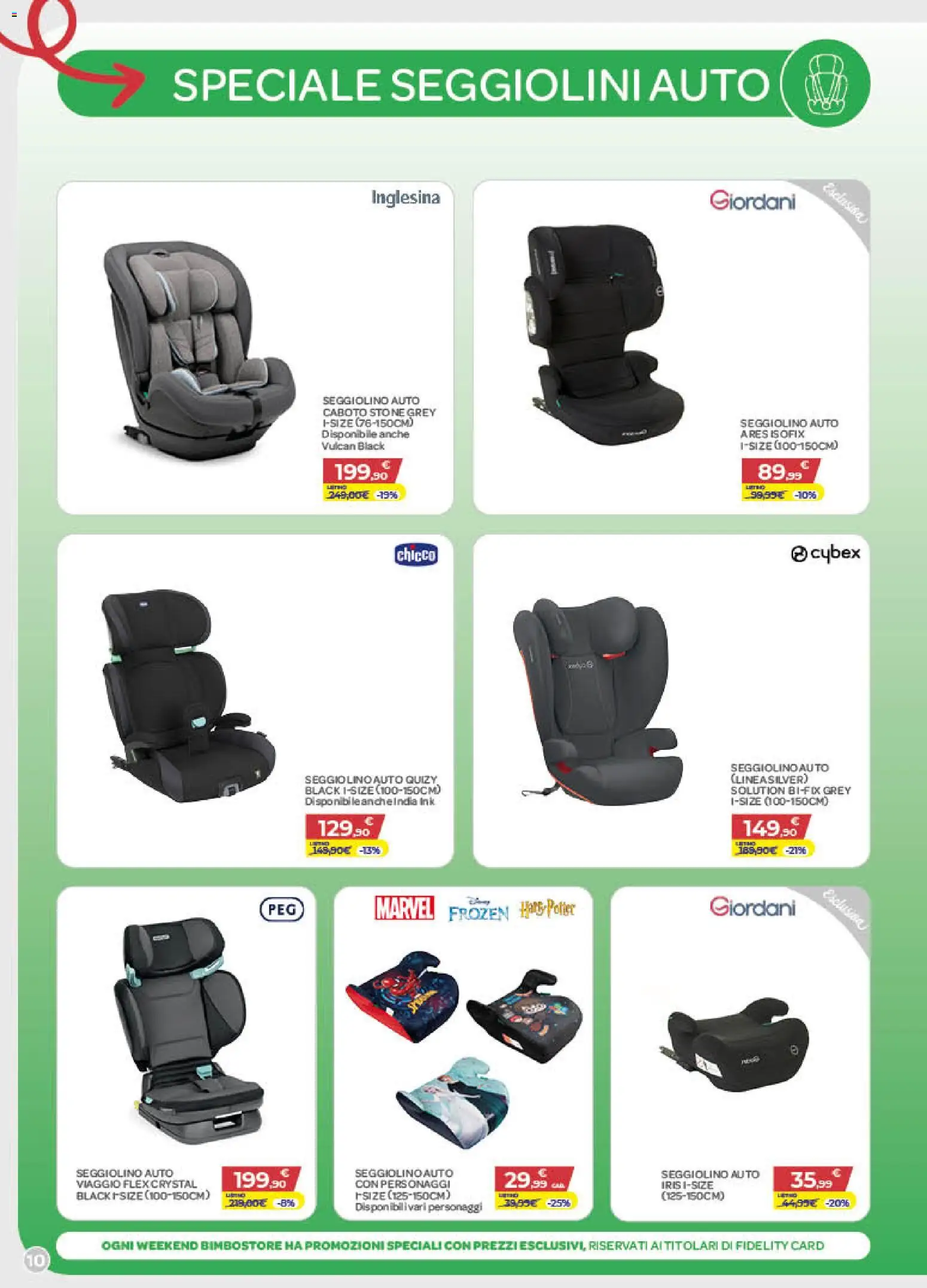 Volantino Bimbo store del 27/08/2026 | Pagina: 10 | Prodotti: Seggiolino