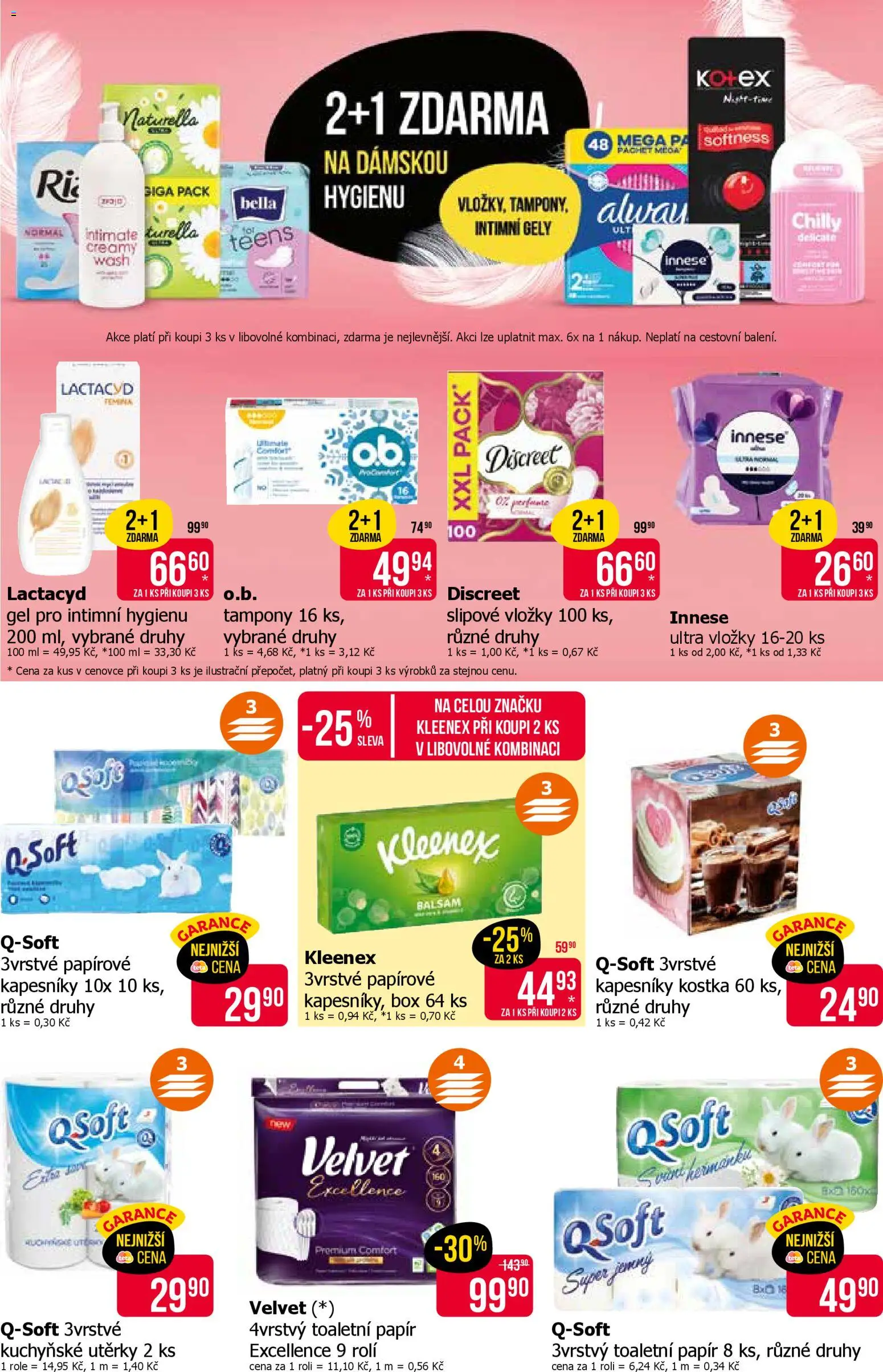 TETA Drogerie leták od 12.03.2026 | Strana: 15 | Produkty: Box, Vložky, Utěrky, Velvet