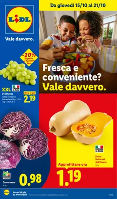 Anteprima del volantino Lidl volantino Fresca e conveniente valido a partire dal 15/10/2026