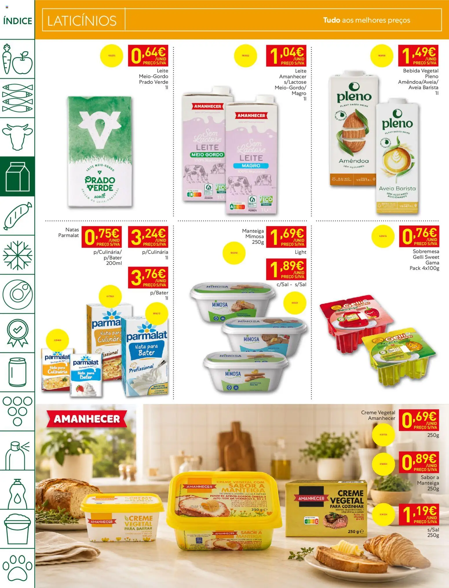 Recheio folheto Madeira │ válido de 14/07/2026 | Página: 6 | Produtos: Aveia, Manteiga, Nata, Bebida