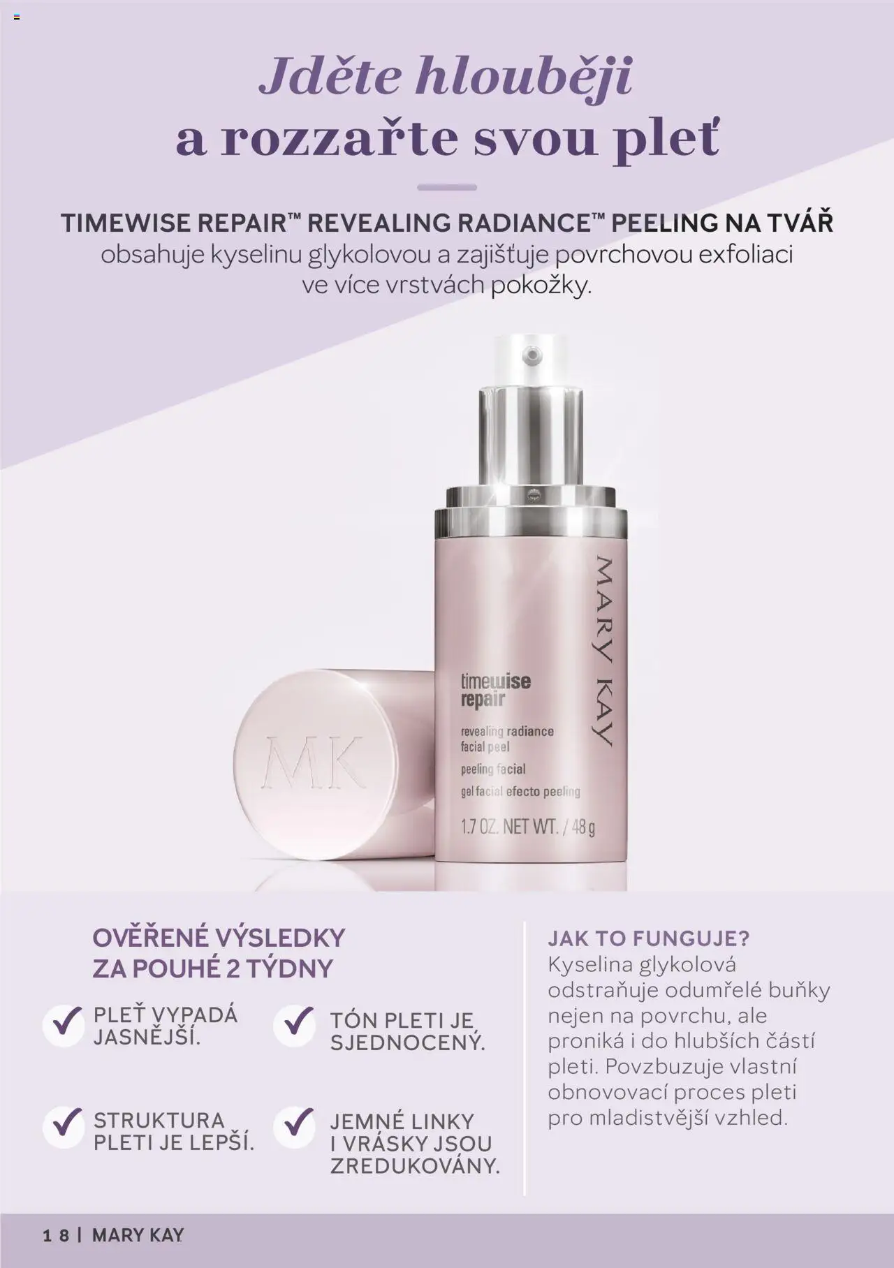 Mary Kay katalog - TimeWise Repair od 20.11.2023 | Strana: 18 | Produkty: Peeling