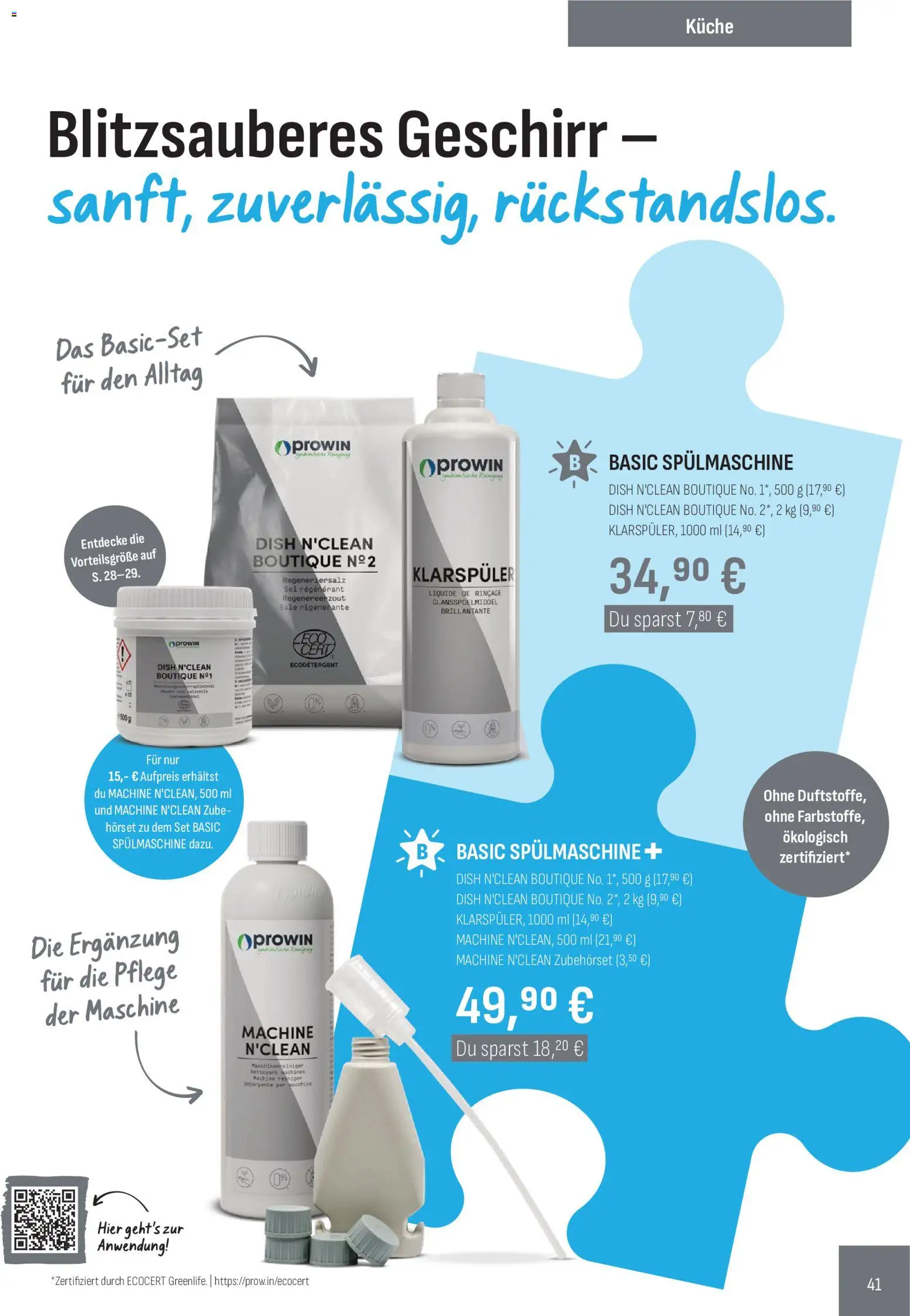 Katalog ProWin Juli / Dezember 2026 – gültig ab 01.07.2026 | Seite: 41 | Produkte: Küche, Klarspüler