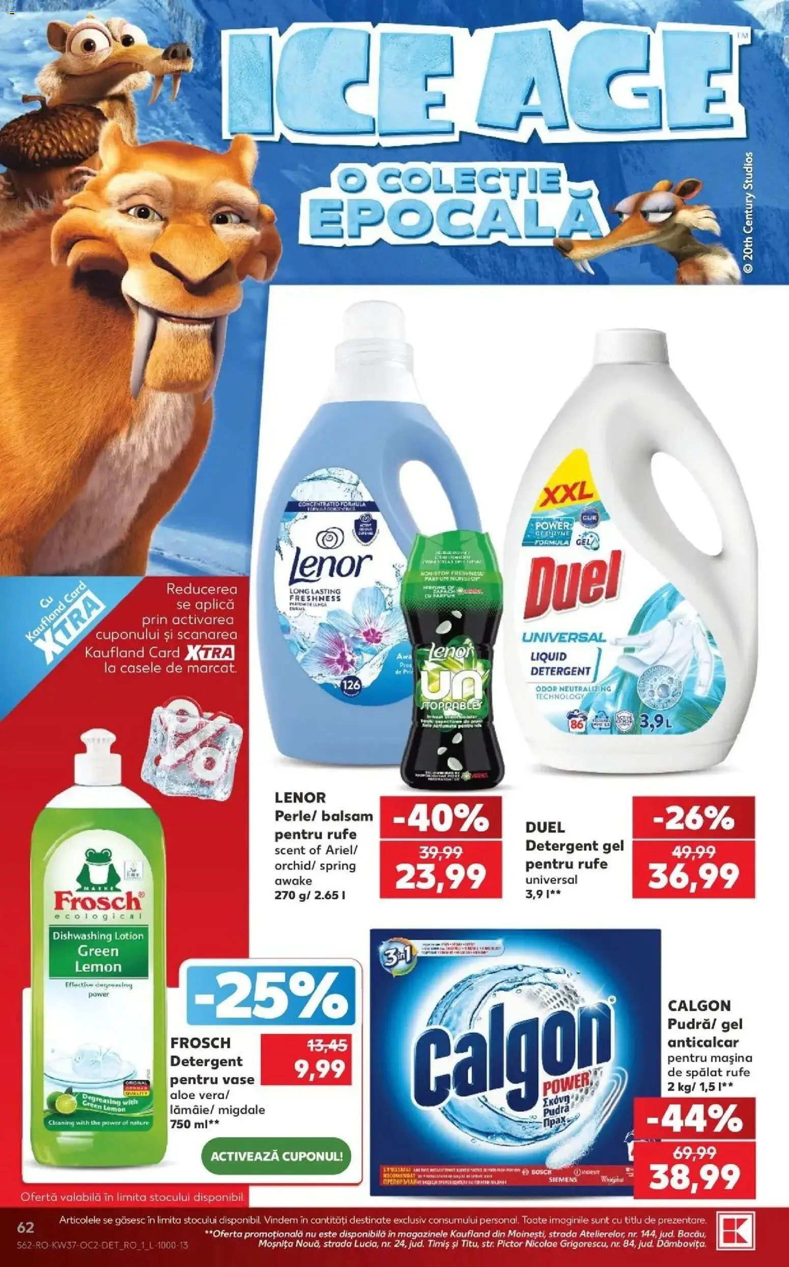Kaufland Viseu de Sus 09.09.2026 - Revista si Oferta | Pagină: 62 | Produse: Calgon, Vase, Balsam, Power