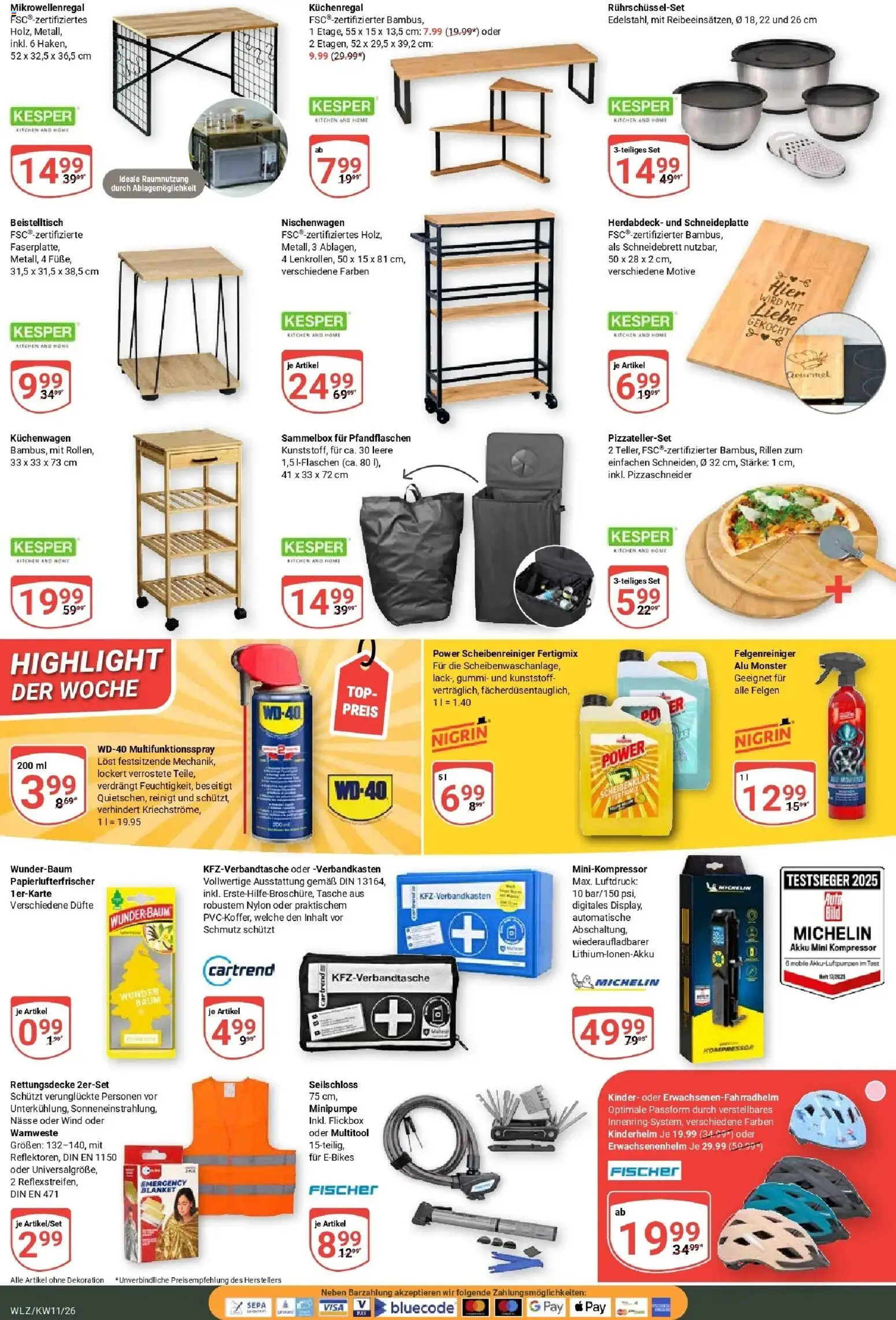 Globus prospekt Weischlitz	 – gültig ab 09.03.2026 | Seite: 25 | Produkte: Top, Tasche, Beistelltisch, Monster