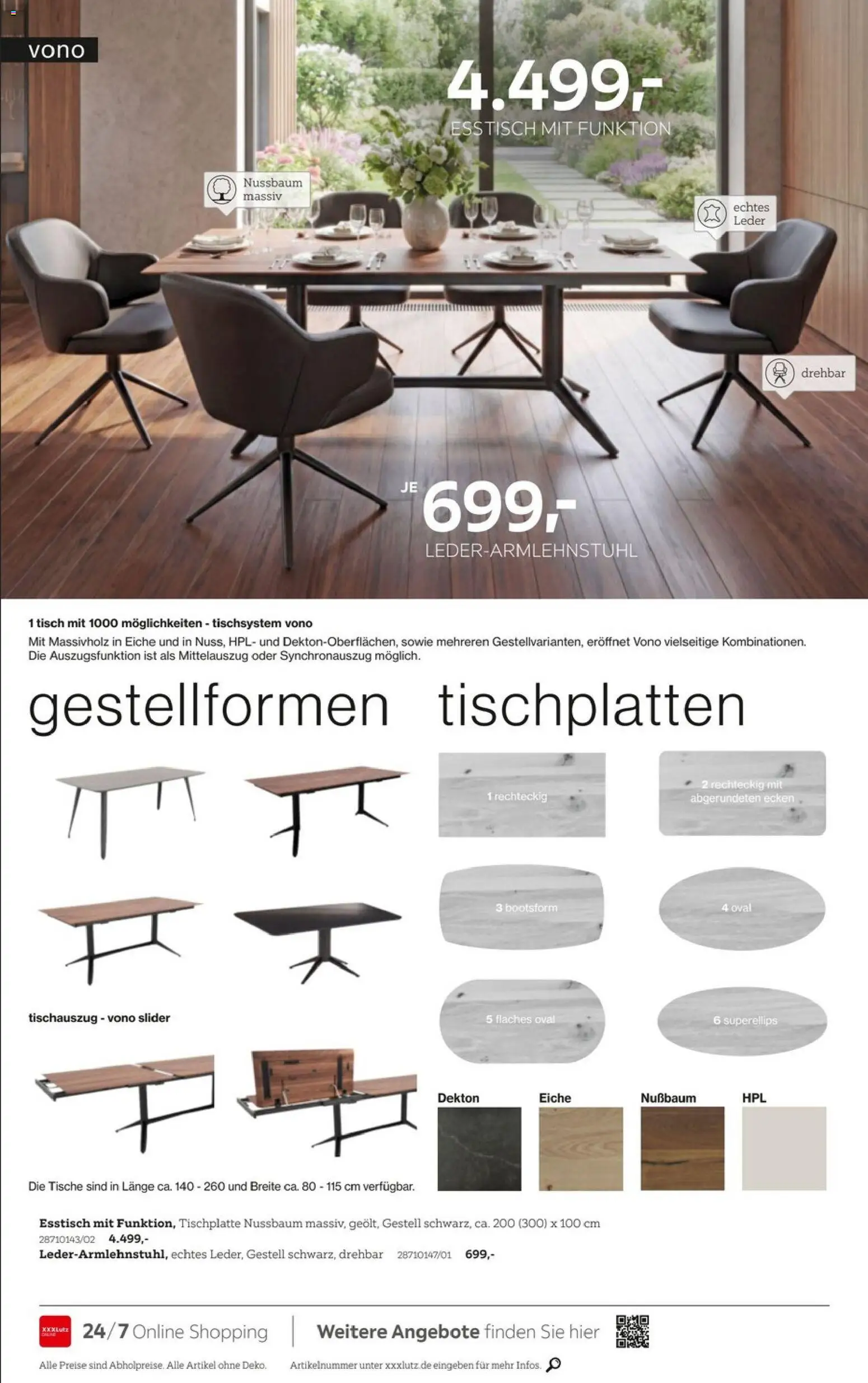 XXXLutz Hülsta Spezial – gültig ab 22.08.2026 | Seite: 4 | Produkte: Esstisch, Tisch