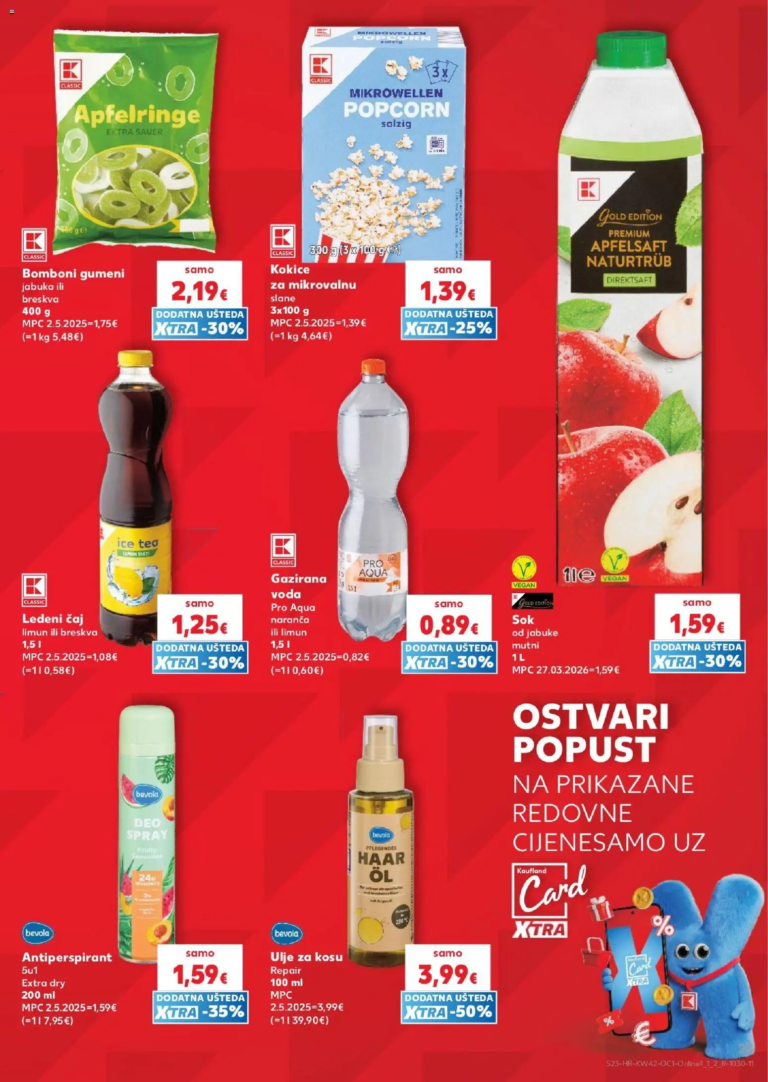 Kaufland katalog | vrijedi od 14.10.2026 | Stranica: 23 | Proizvodi: Ulje za kosu, Ulje, Gazirana voda, Jabuka