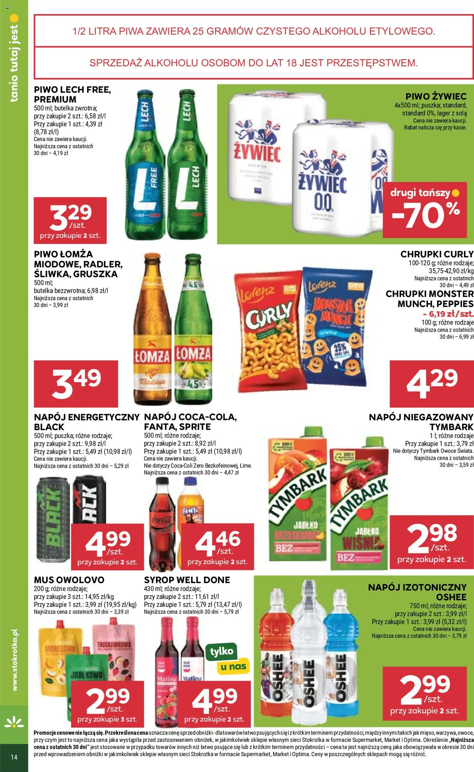 Stokrotka gazetka - Market od 18.06.2026 | Strona: 26 | Produkty: Syrop, Stokrotka, Sprite, Owoce