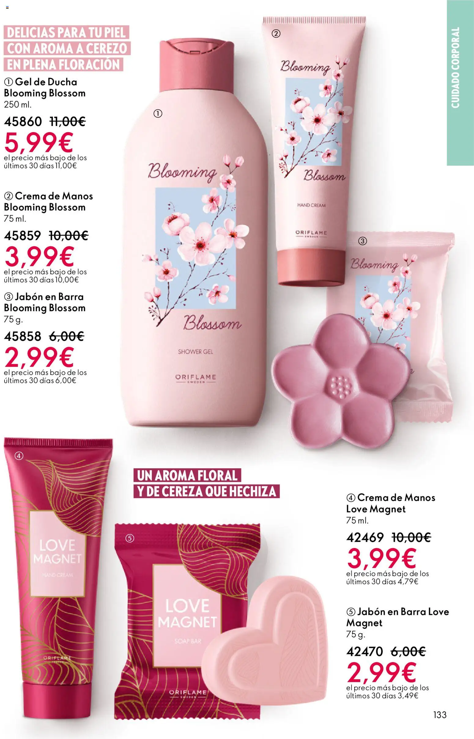 Oriflame - Catálogo Campaña 4 │ válido desde el 11.03.2026 | Página: 133 | Productos: Crema de manos, Crema, Jabón en barra, Ducha