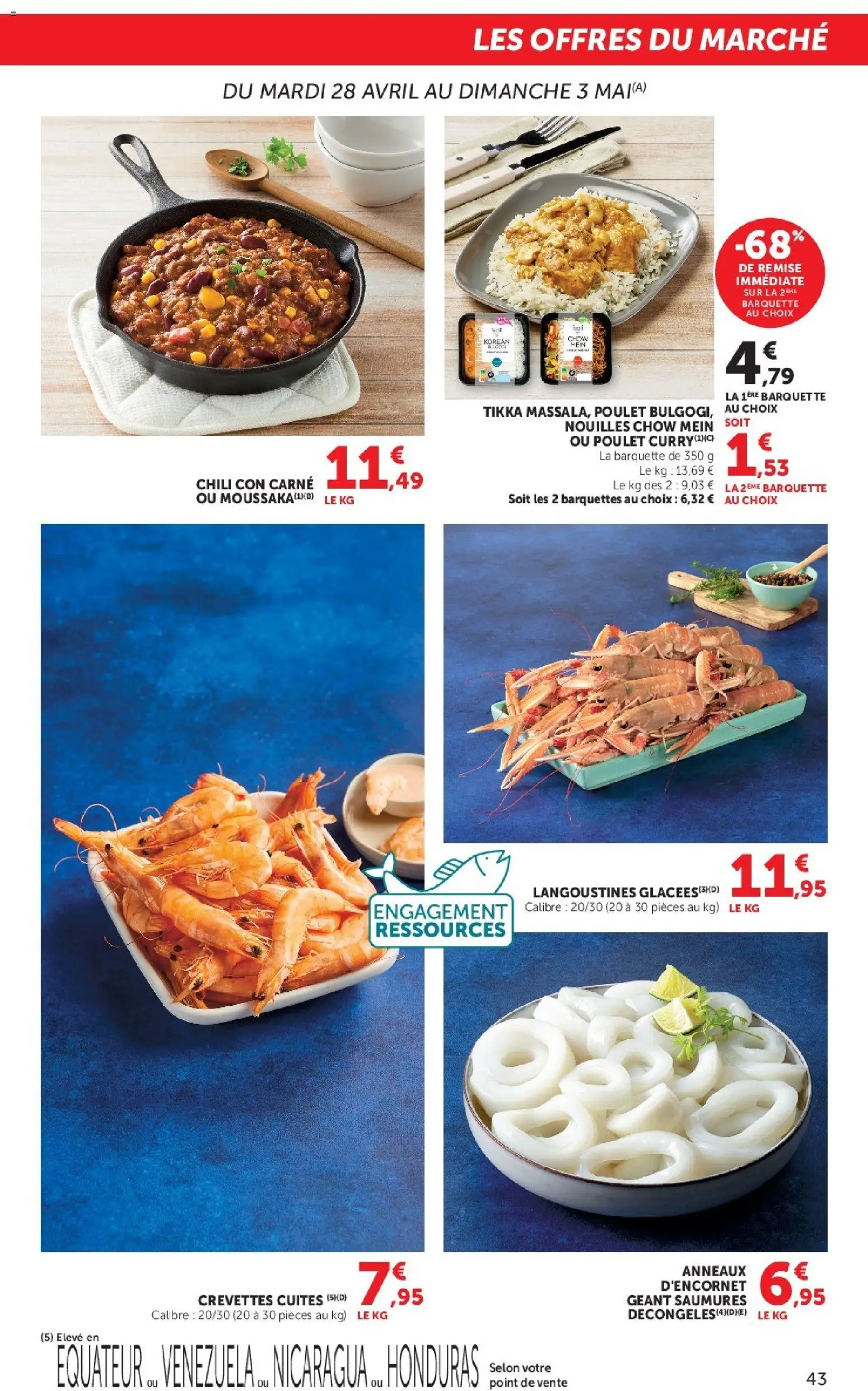 {H1} | Page: 43 | Produits: Crevettes, Nouilles
