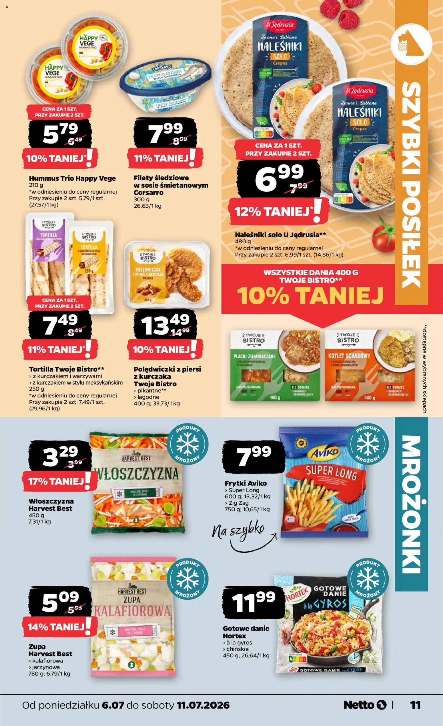 Netto gazetka od poniedziałku spożywcza od 06.07.2026 | Strona: 11