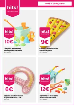 Pré-visualização Pepco folheto válido de 18/06/2026 | Página: 3 | Produtos: Areia, Colchão, Cadeira, Pizza