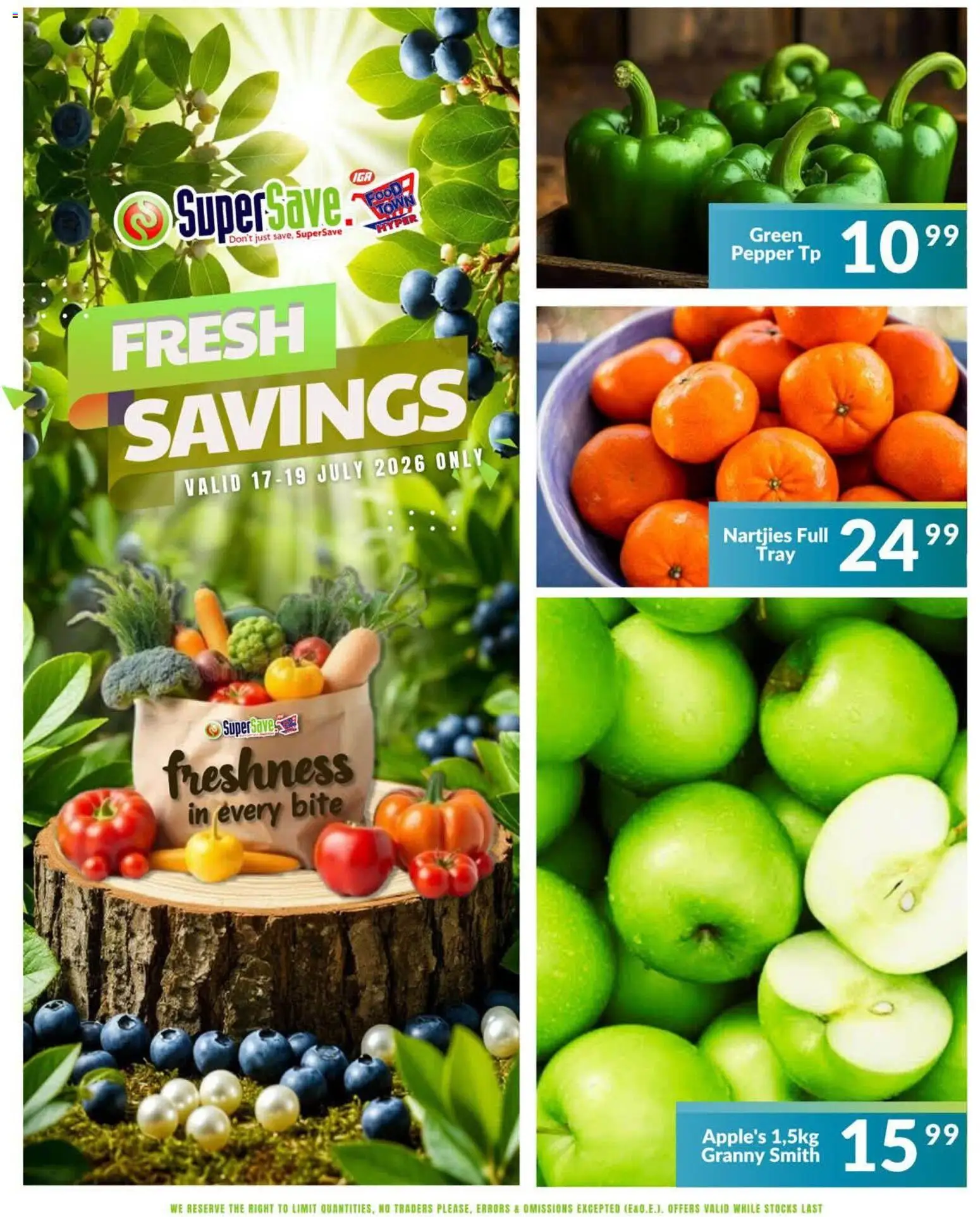 New Super Save catalogue – valid from 17/07/2026 | Page: 3 | Products: Tray, Pepper