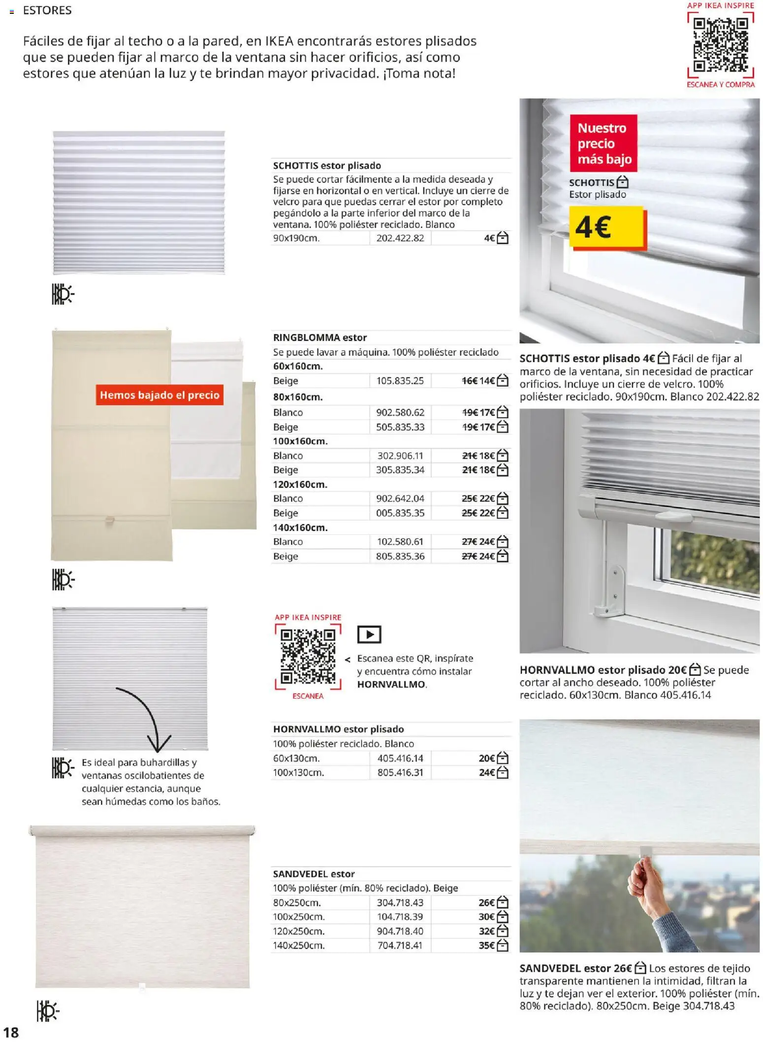 IKEA - Cortinas y estores │ válido desde el 01/09/2026 | Página: 18 | Productos: Té, Marco