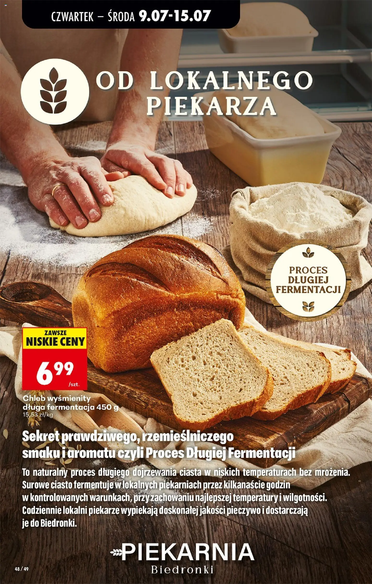 Biedronka Polsko leták - Codziennie niskie ceny od 09.07.2026 | Strana: 58 | Produkty: Chléb