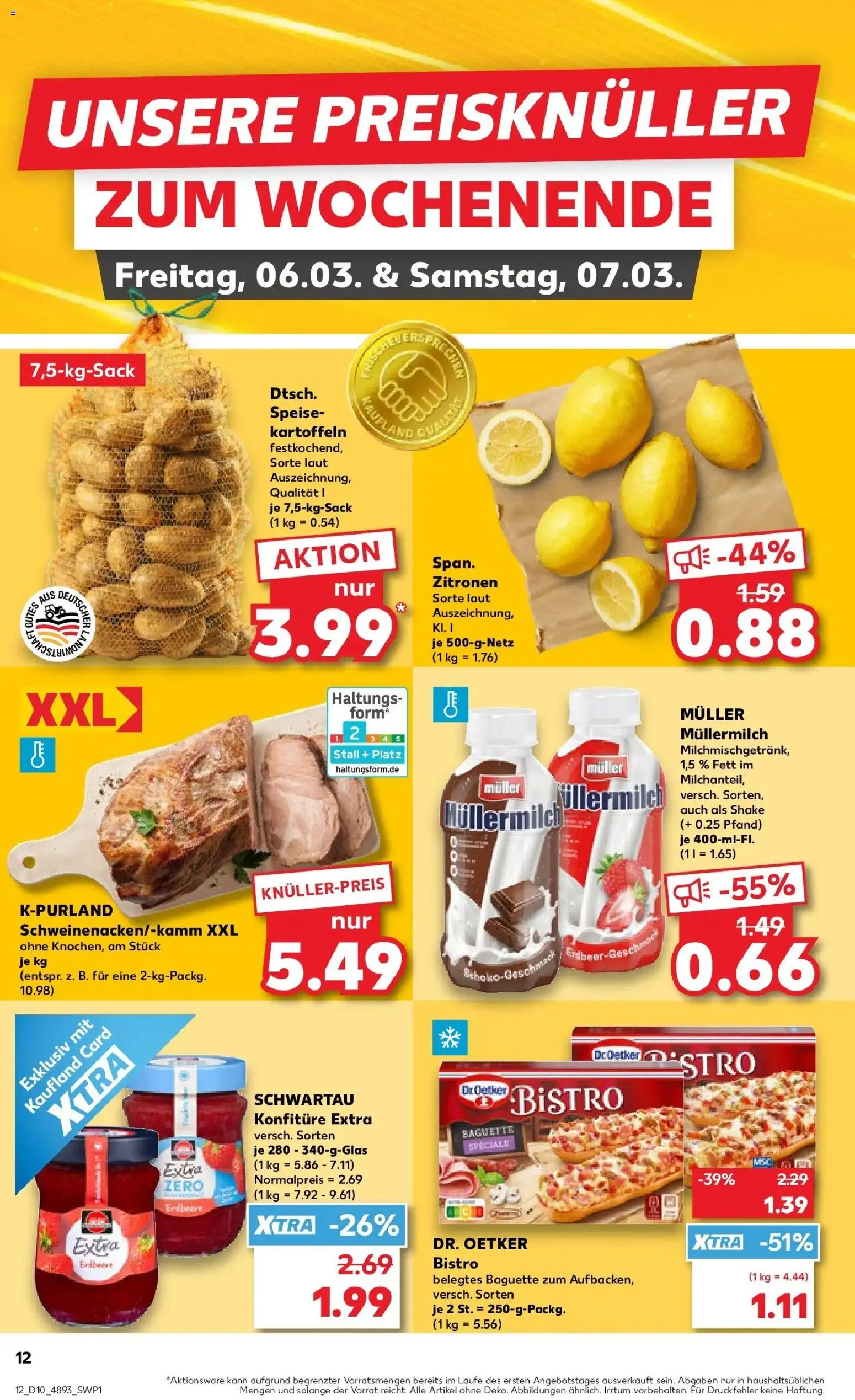Kaufland Prospekt Lutherstadt Wittenberg	 – gültig ab 02.03.2026 | Seite: 24 | Produkte: Baguette, Müllermilch, Muller mullermilch, Zitronen