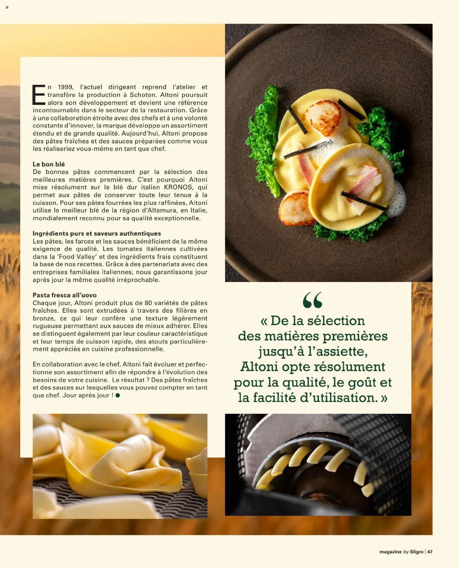 {H1} | Pagina: 47 | Producten: Pasta, NOS, La