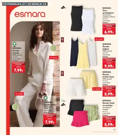 ESMARA Ženska haljina, Ženska haljina 100% pamuk vel. S-L razne boje komad - Pregled kataloga iz trgovine Kaufland, vrijedi od 22.07.2026 | Stranica: 29 | Proizvodi: Košulja, Hlače, Kratke hlače, Haljina