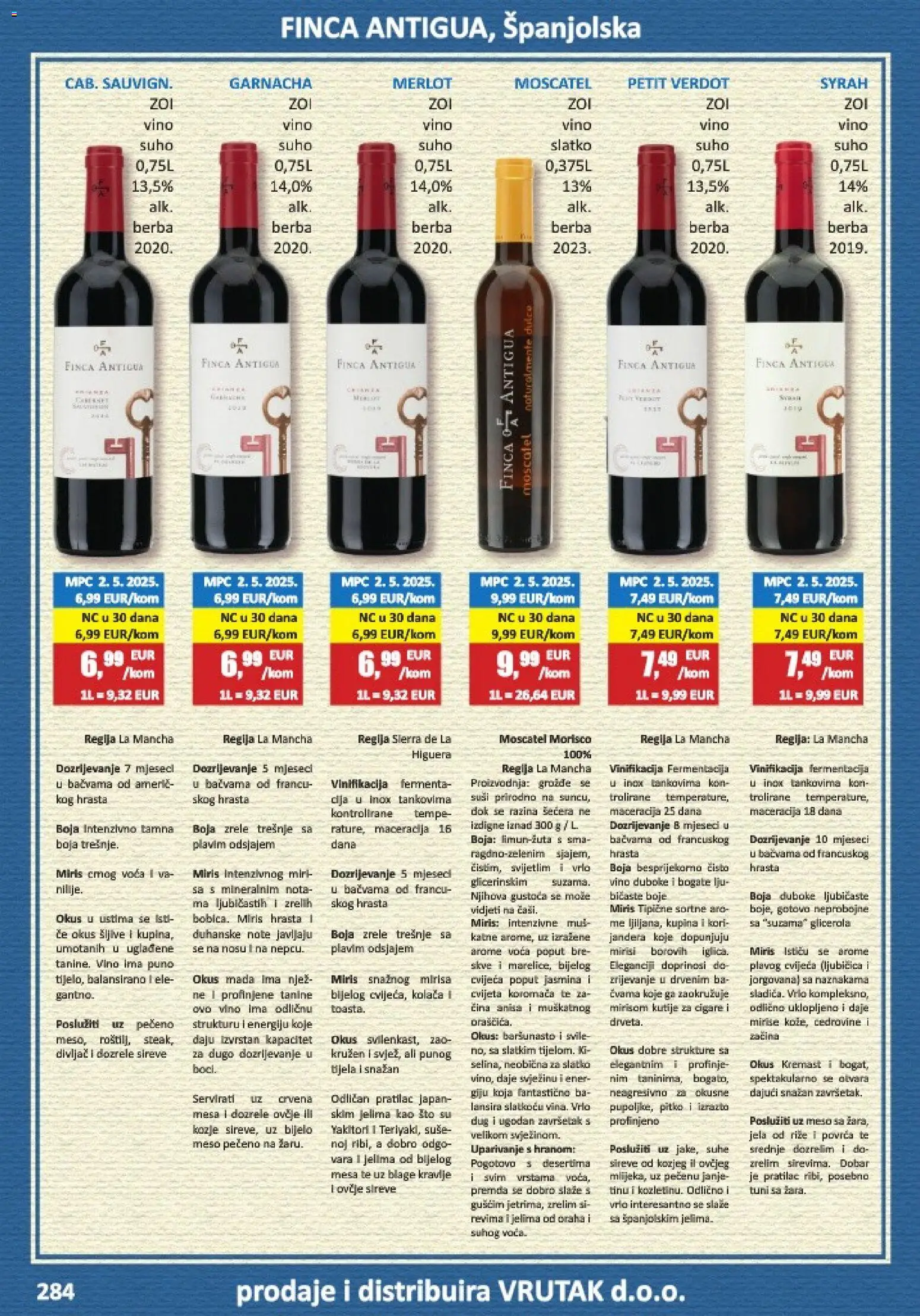 Vrutak katalog | vrijedi od 01.11.2025 | Stranica: 284 | Proizvodi: Miris, Meso, Vino, Grožđe