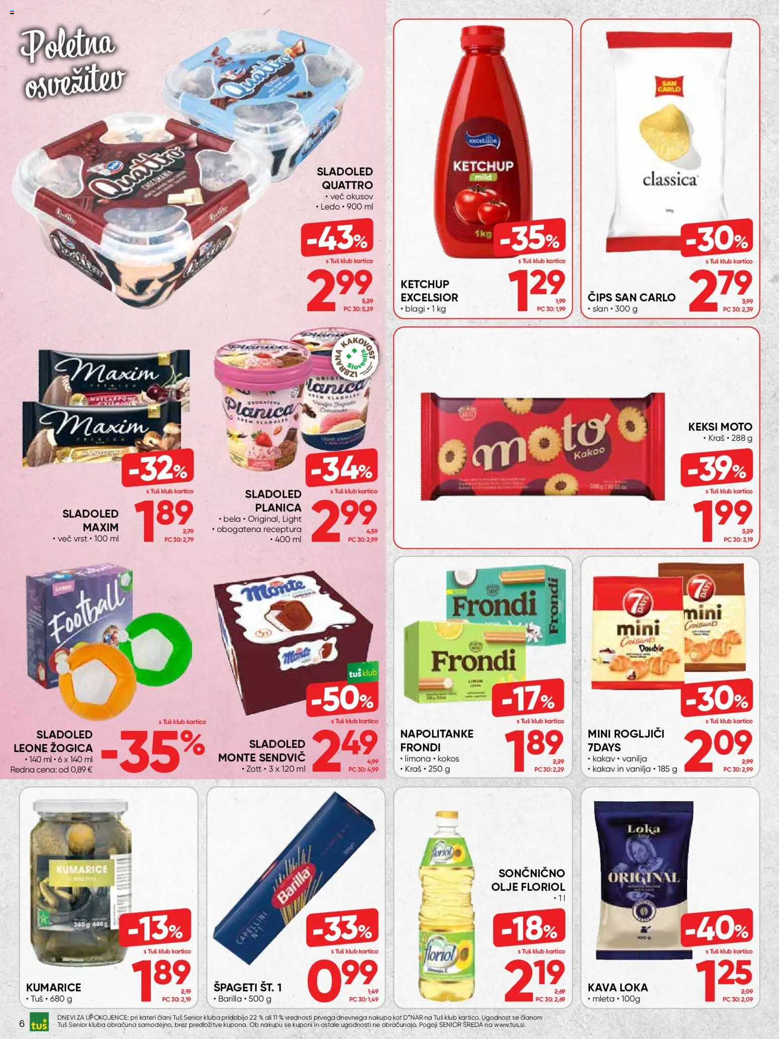 Novi Tuš katalog ponudbe – veljaven od 01.07.2026 | Stran: 6
