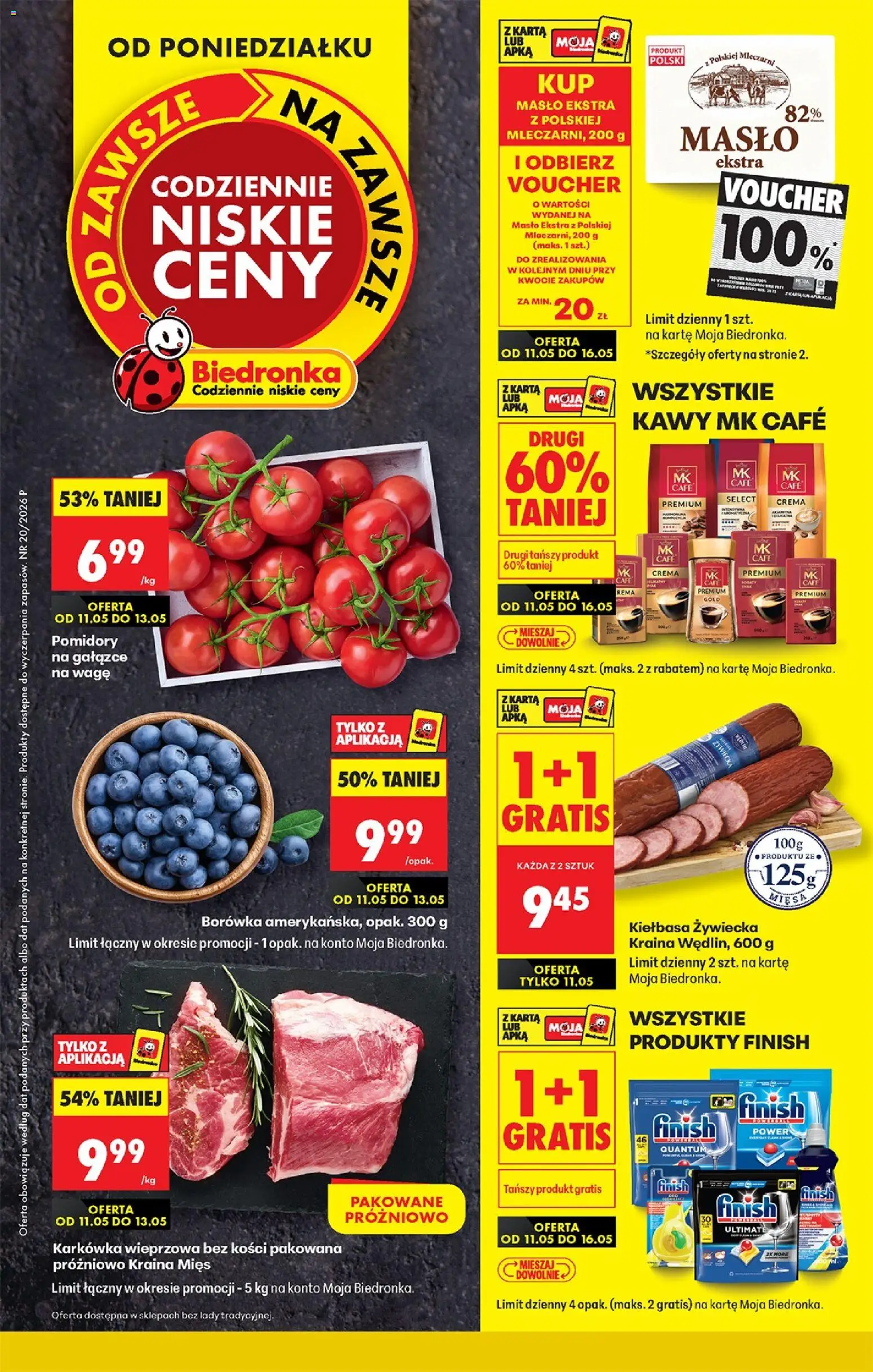 Biedronka gazetka od poniedziałku od 11.05.2026 | Strona: 1