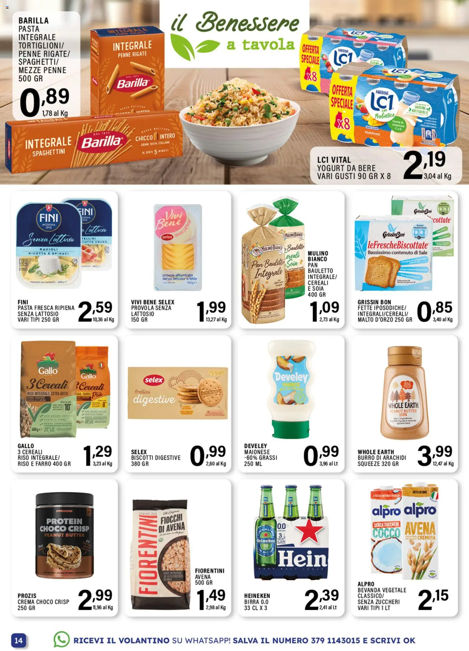 Volantino GECOP del 15.06.2026 | Pagina: 14 | Prodotti: Fiocchi, Cocco, Provola, Heineken