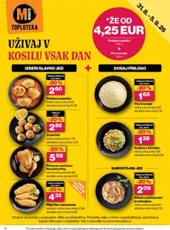 Mercator katalog akcije – veljaven od 27.08.2026 | Stran: 10 | Izdelki: Kos, Rižota, Kuskus, Krompir