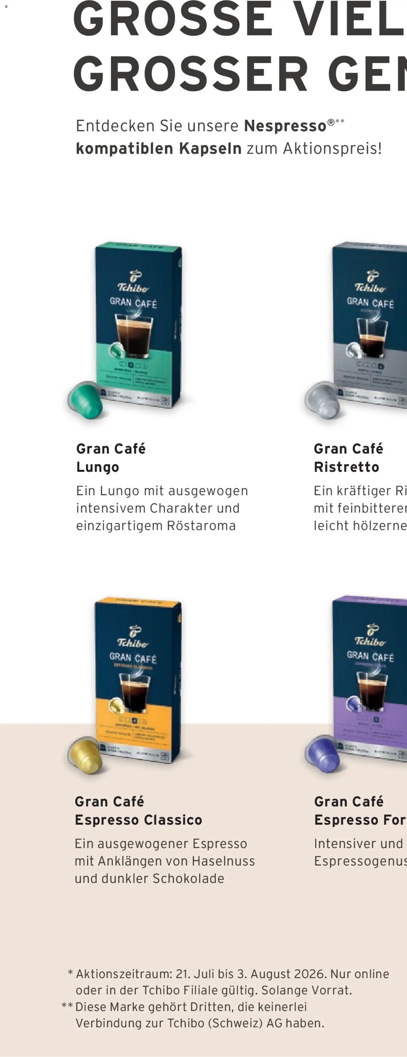 Tchibo aktionen Inspiriert vom Meer – gültig ab 28.07.2026 | Seite: 30 | Produkte: Schokolade