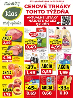 Klas leták platný od 24.08.2026