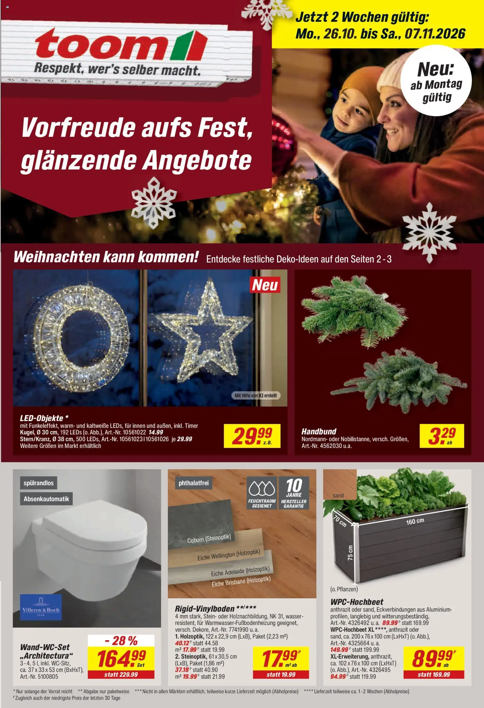 Toom Baumarkt Prospekt – gültig ab 26.10.2026 | Seite: 1