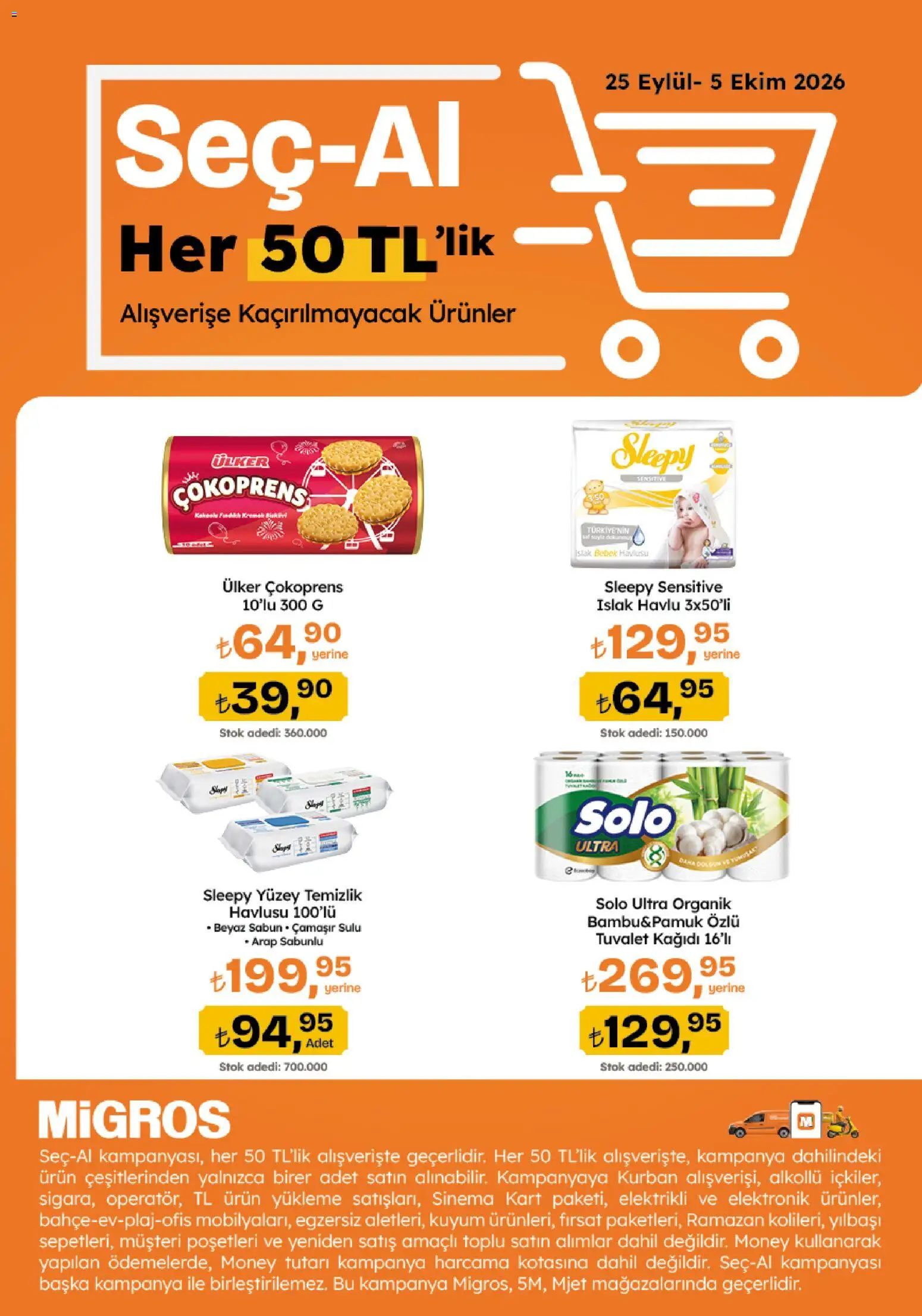 Migros Katalog - 5M Migroskop Dijital - 05 Ekim 2026 tarihinden itibaren geçerlidir | Sayfa: 2 | Ürünler: Tuvalet, Sabun, Tuvalet kağıdı