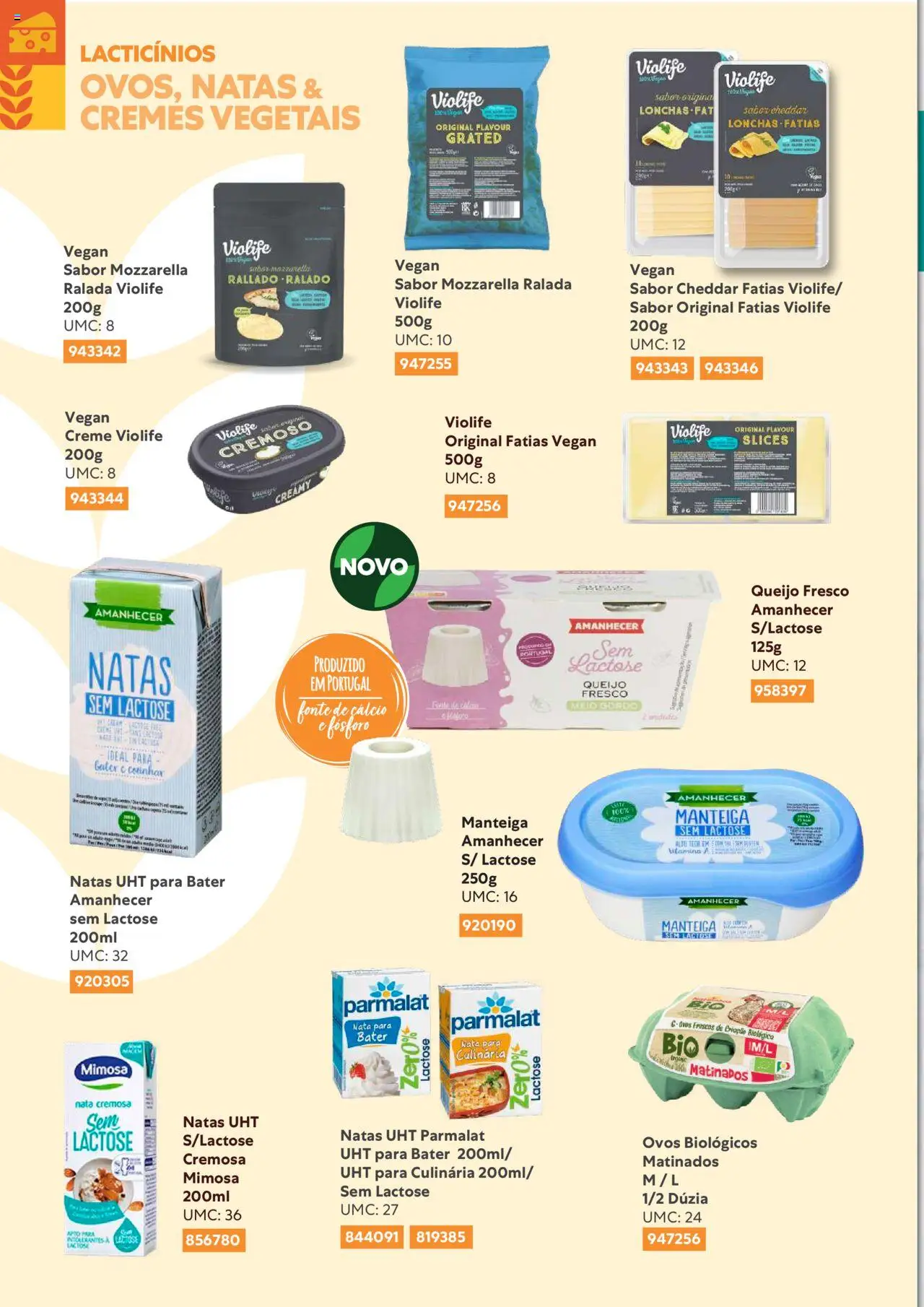 Recheio Alimentacao variada │ válido de 01/02/2024 | Página: 16 | Produtos: Manteiga, Ovos, Nata, Creme