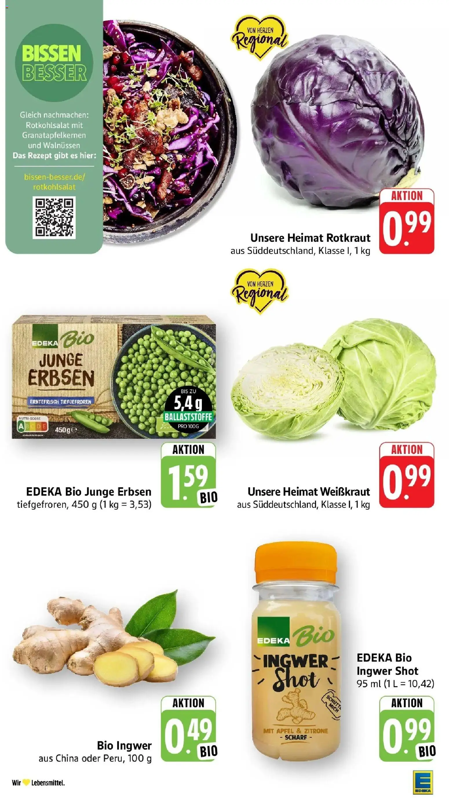 Edeka Prospekt Wangen (ab 19.10.2026) » Angebote Online | Seite: 6 | Produkte: Äpfel, Zitrone, Erbsen